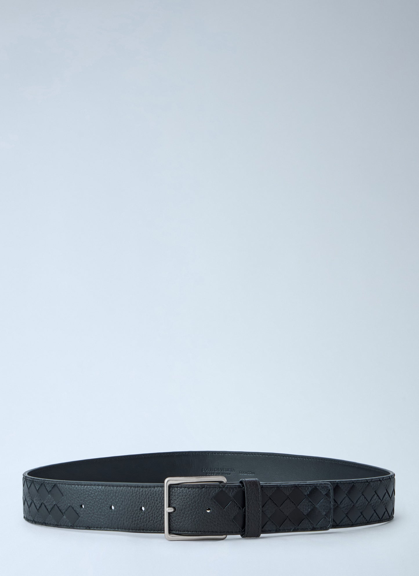 Bottega Veneta Men Woven Taurillon Leather Belt