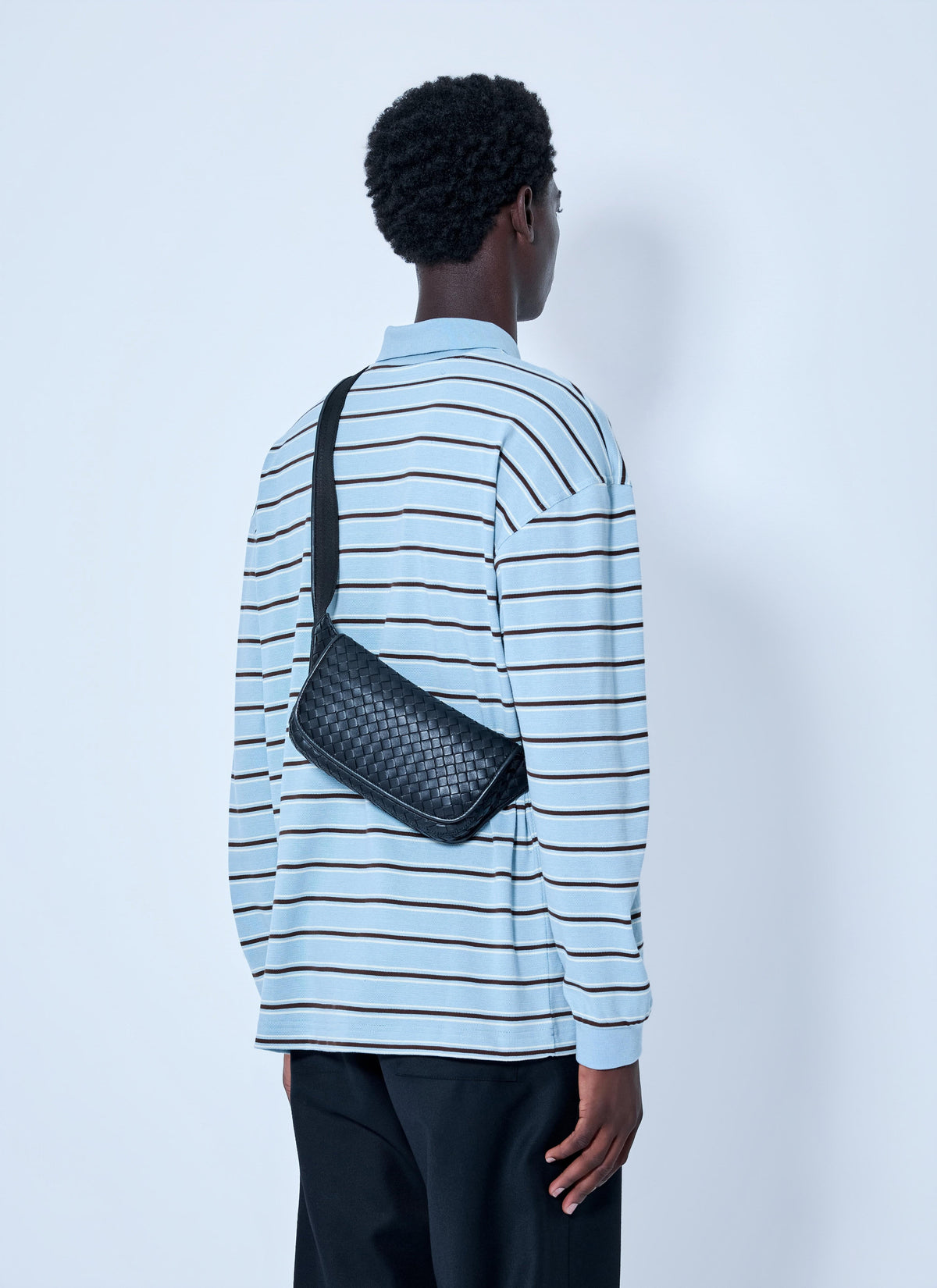 Bottega Veneta Men Intrecciato Woven Leather Belt Bag BOTTEGA VENETA