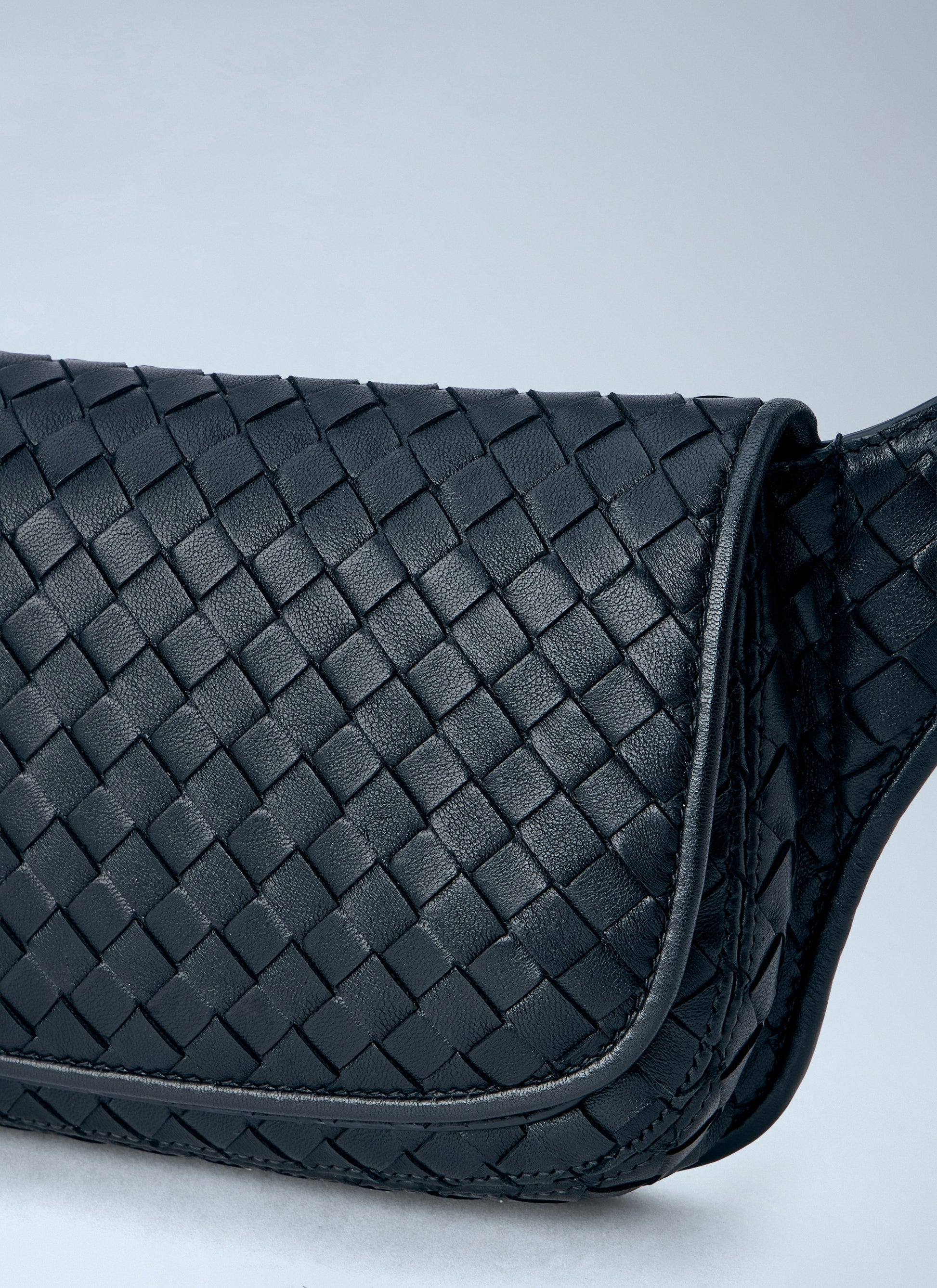 Bottega Veneta Men Intrecciato Woven Leather Belt Bag BOTTEGA VENETA
