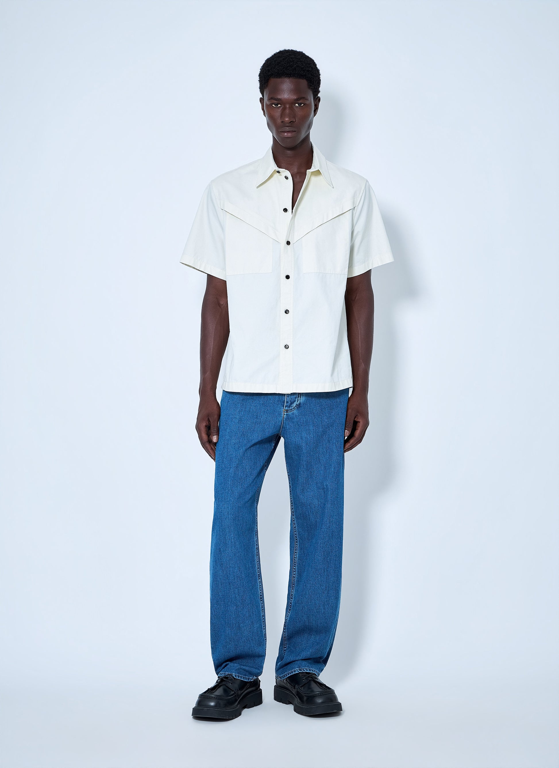 Bottega Veneta Men Straight-Leg Denim Jeans BOTTEGA VENETA