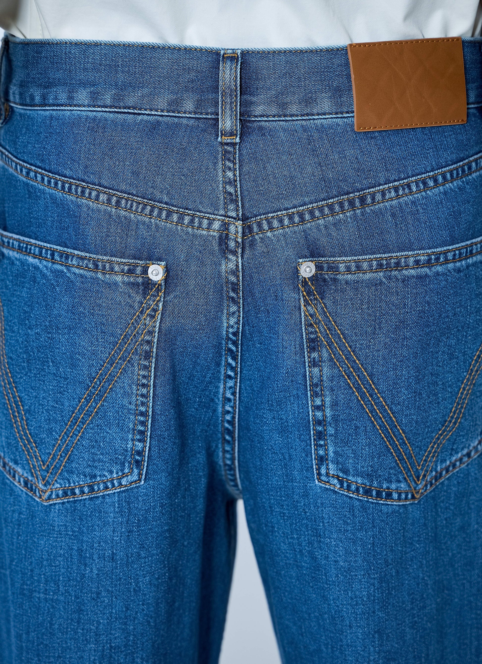 Bottega Veneta Men Straight-Leg Denim Jeans BOTTEGA VENETA