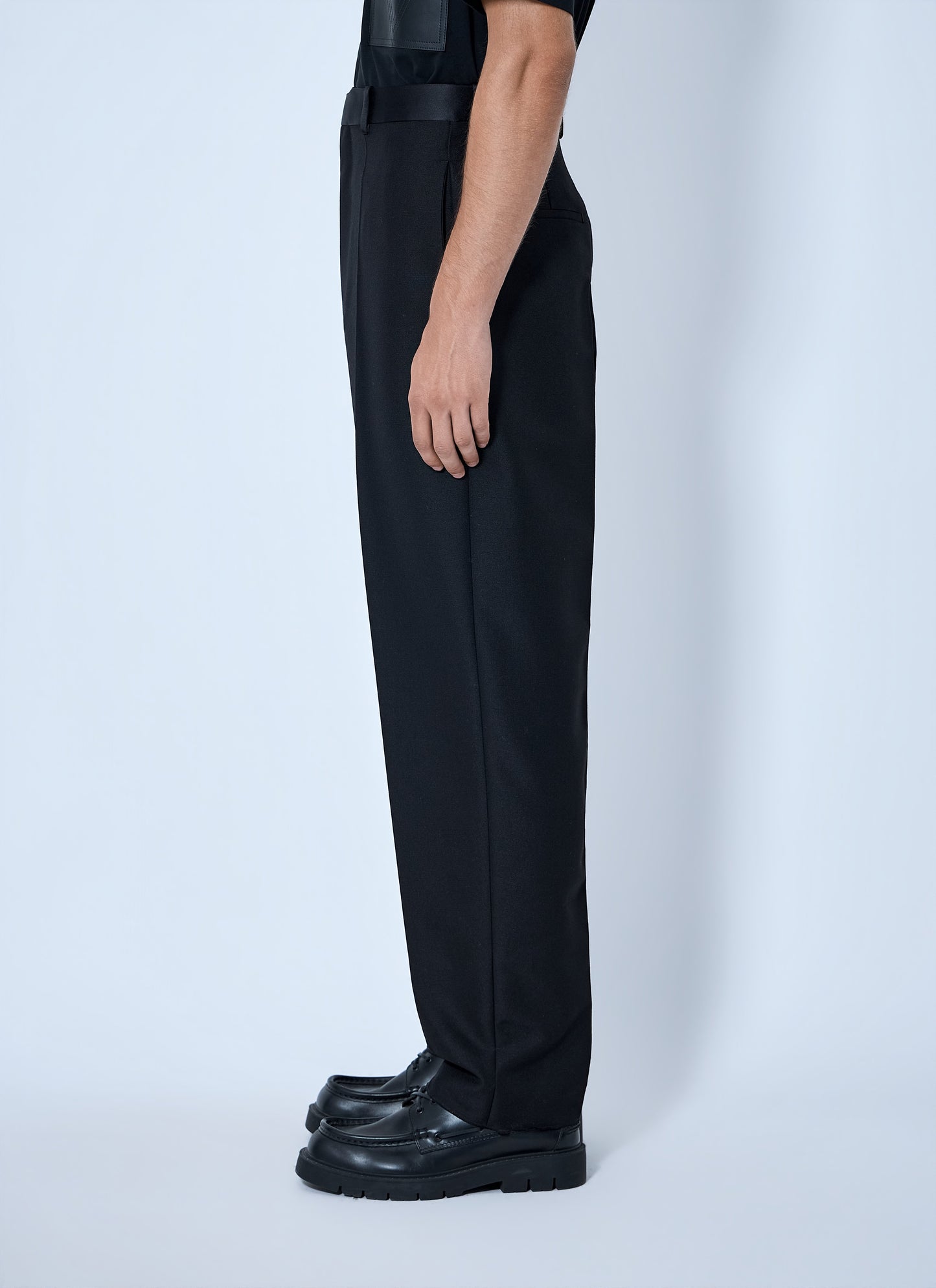 Bottega Veneta Men Mohair Wool Canvas Trousers BOTTEGA VENETA
