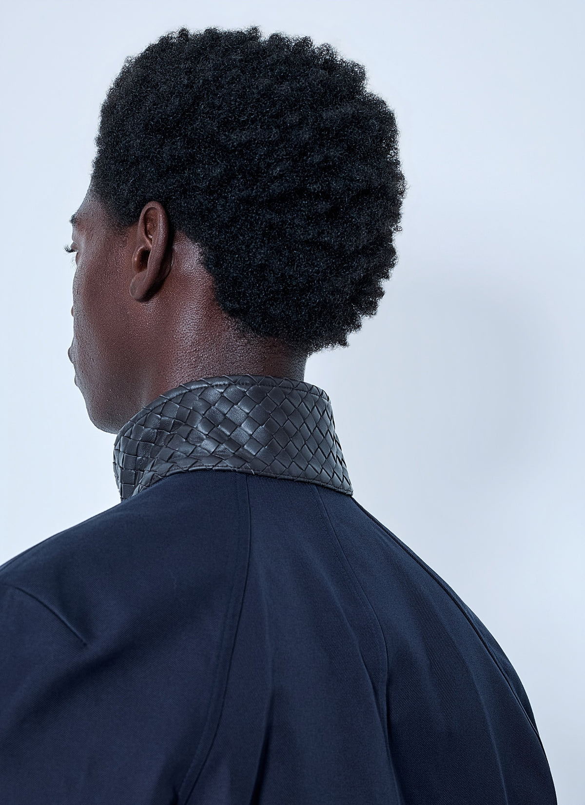 Bottega Veneta Men High-Collar Zip Jacket BOTTEGA VENETA