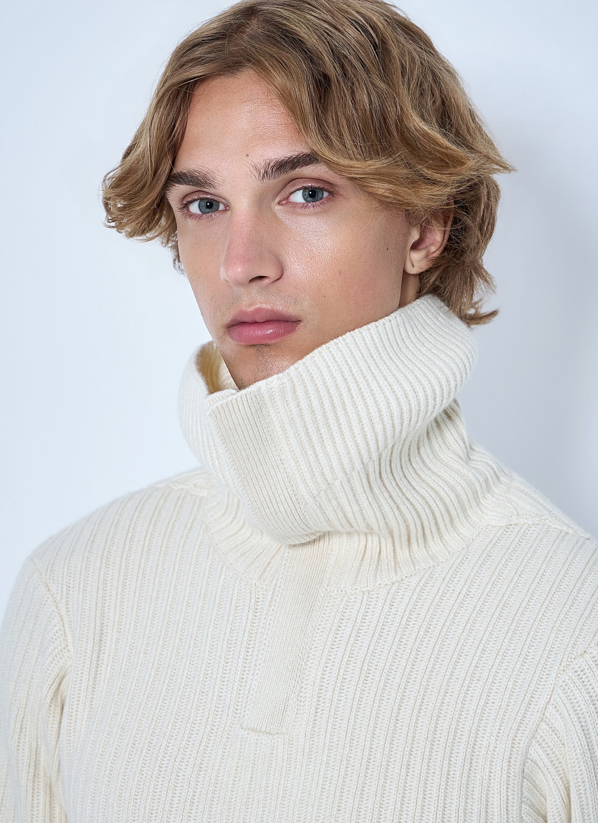 Bottega Veneta Men Ribbed Knit Sweater BOTTEGA VENETA