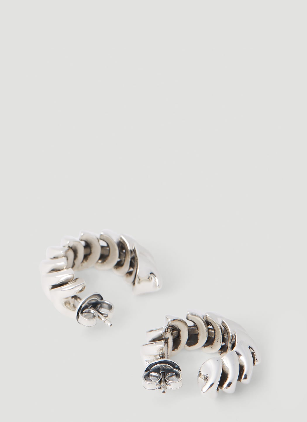 Bottega Veneta Women Twisted Hoop Earrings BOTTEGA VENETA