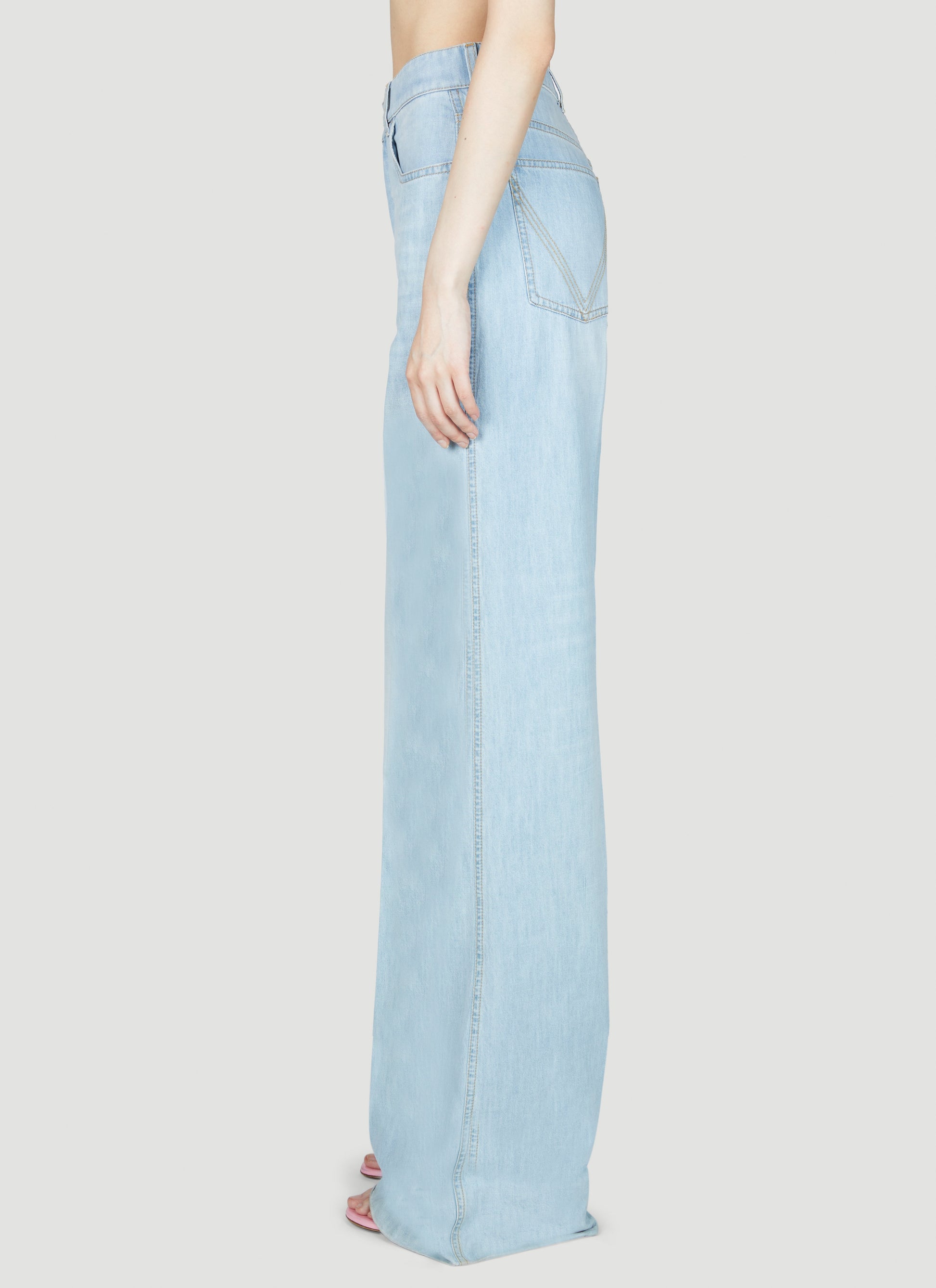 Bottega Veneta Women Wide Leg Jeans BOTTEGA VENETA