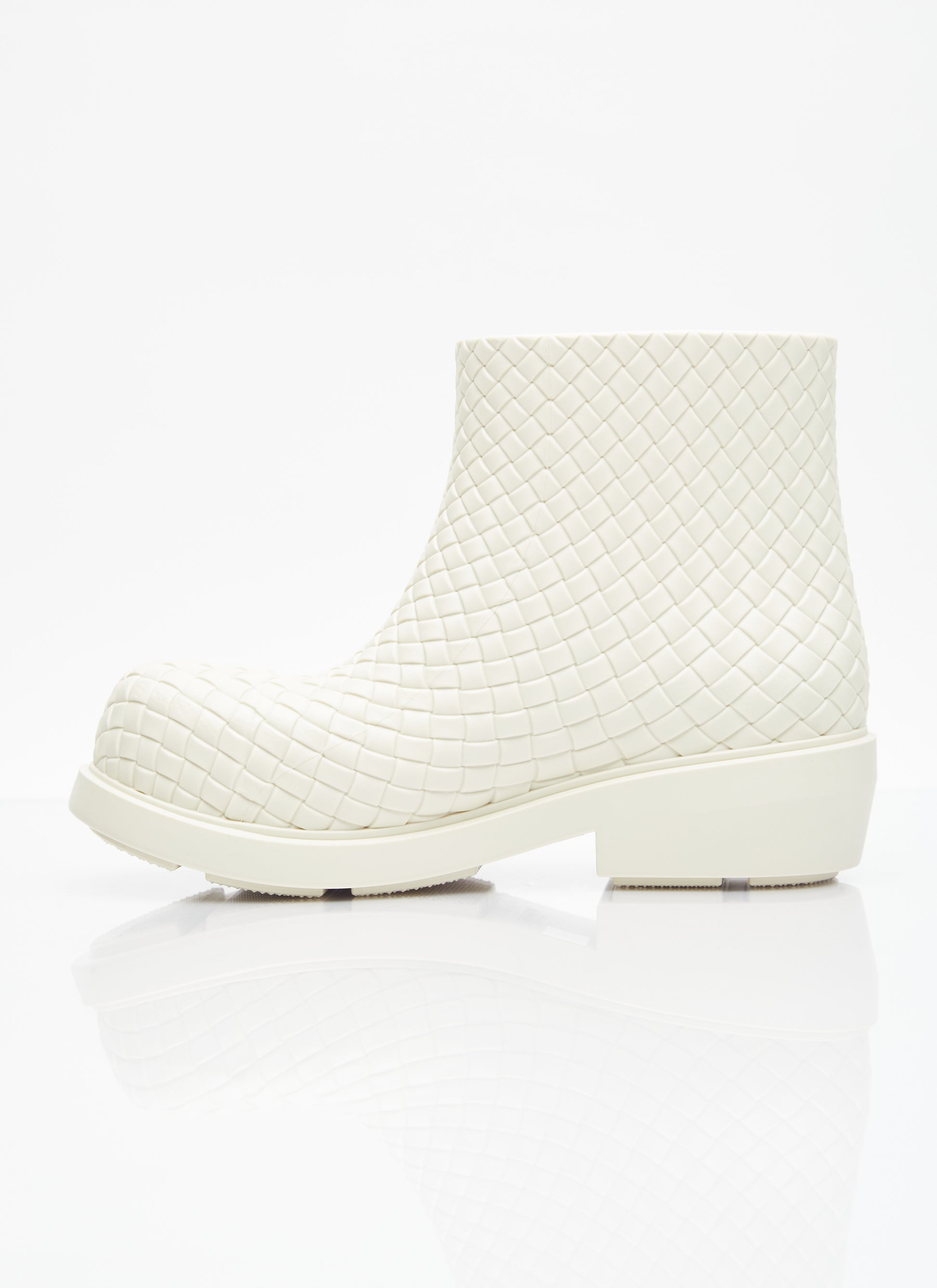 Bottega Veneta Women Fireman Intreccio Ankle Boots BOTTEGA VENETA
