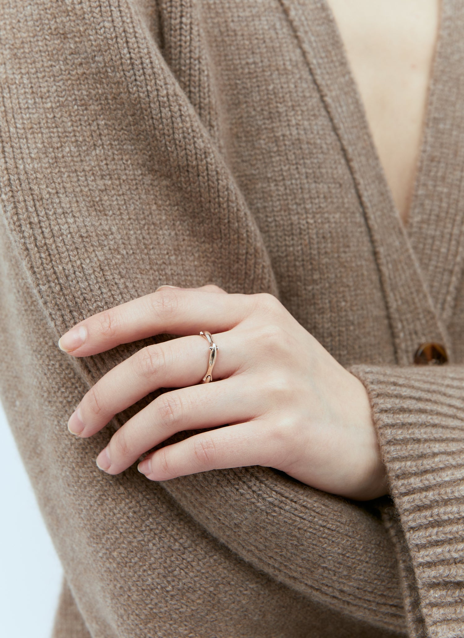 Bottega Veneta Women Sardine Ring BOTTEGA VENETA