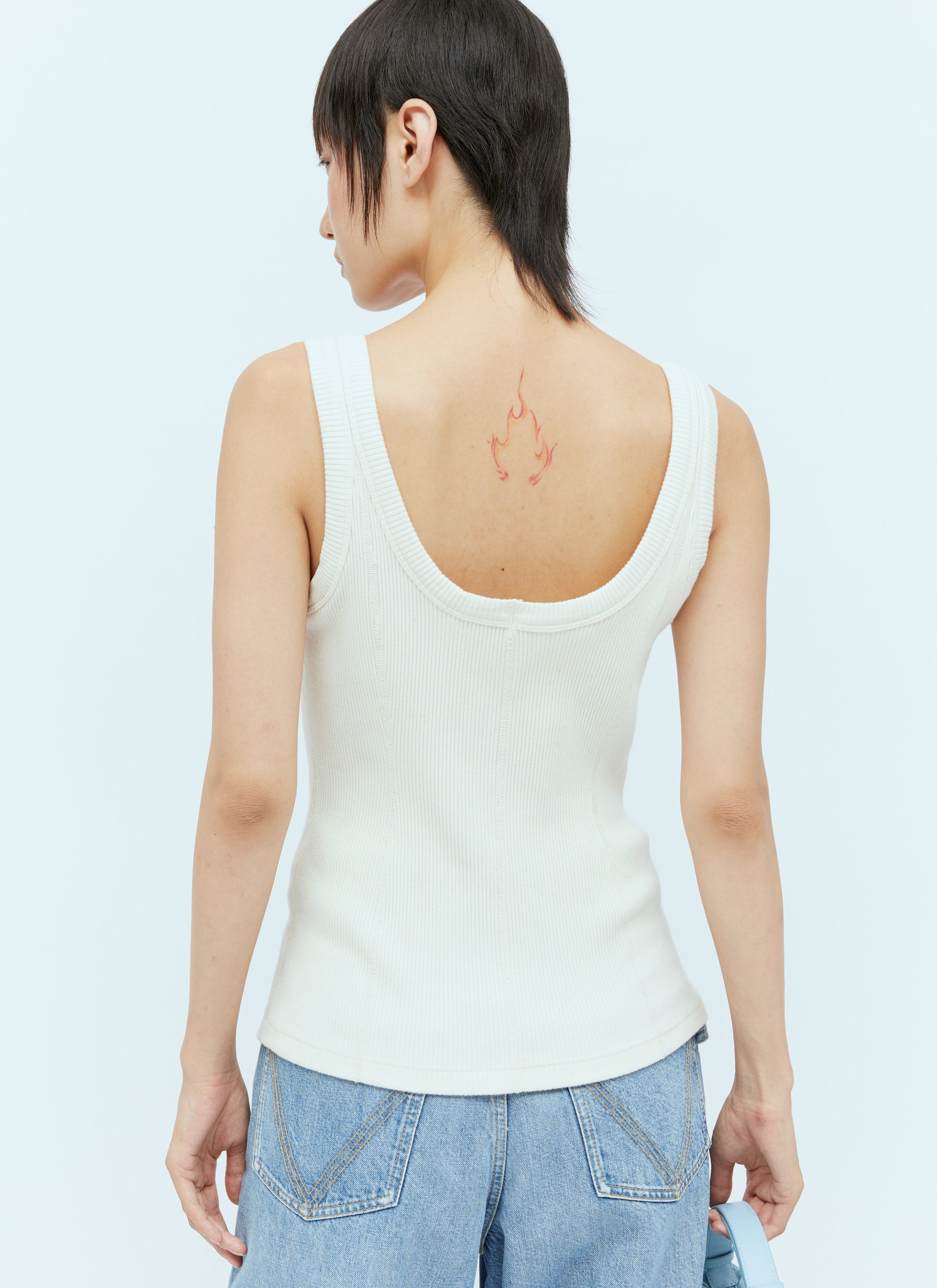Bottega Veneta Women Raised Placket Tank Top BOTTEGA VENETA