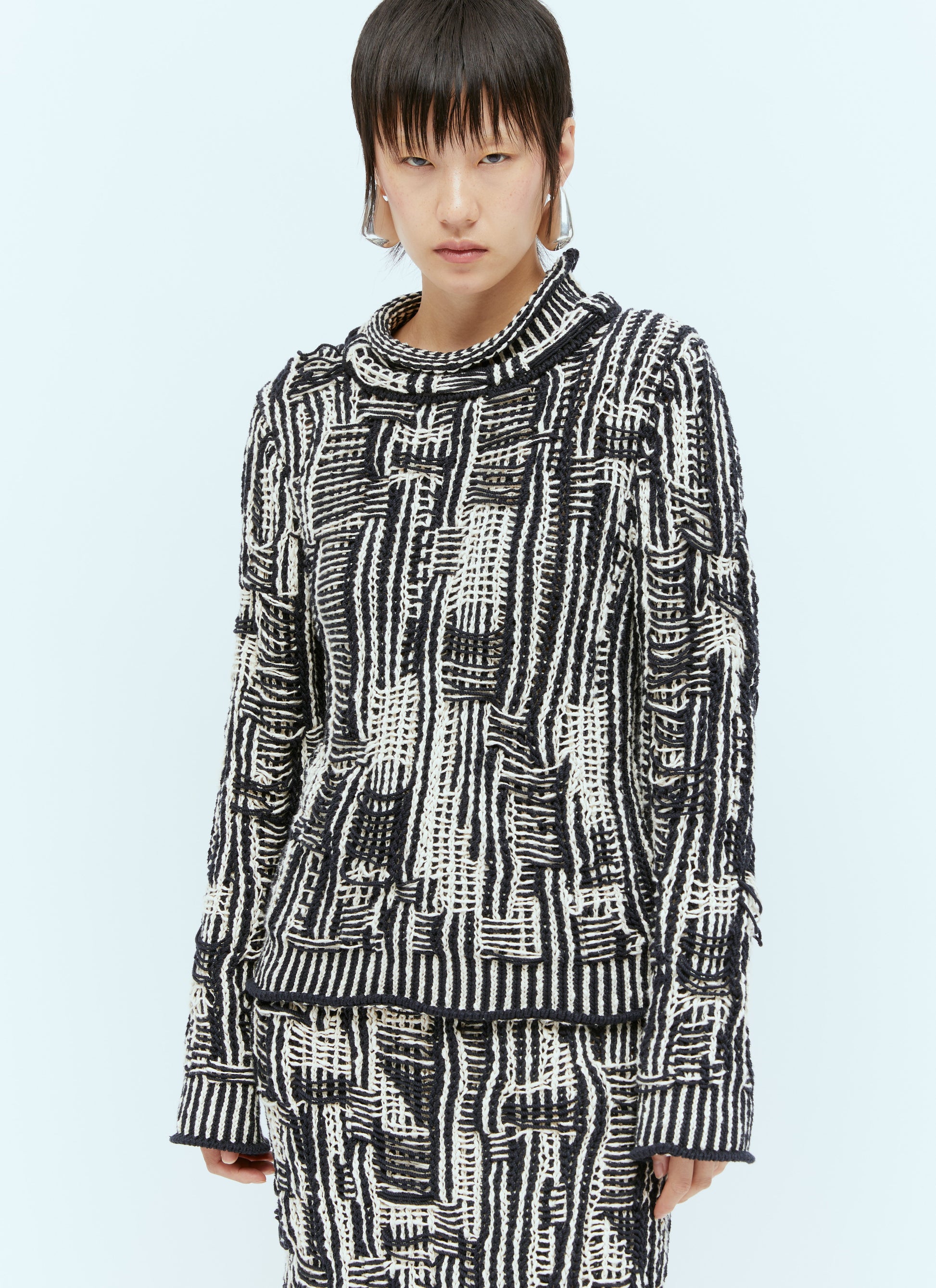 Bottega Veneta Women Intrecciato Cotton Sweater BOTTEGA VENETA