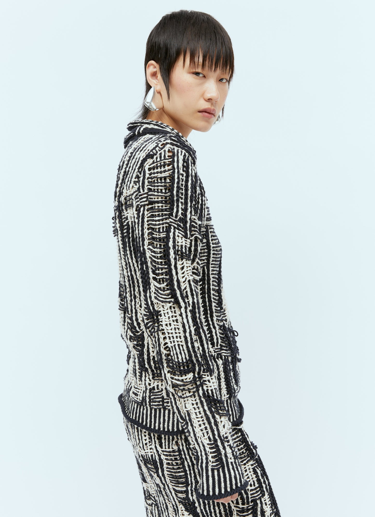 Bottega Veneta Women Intrecciato Cotton Sweater BOTTEGA VENETA