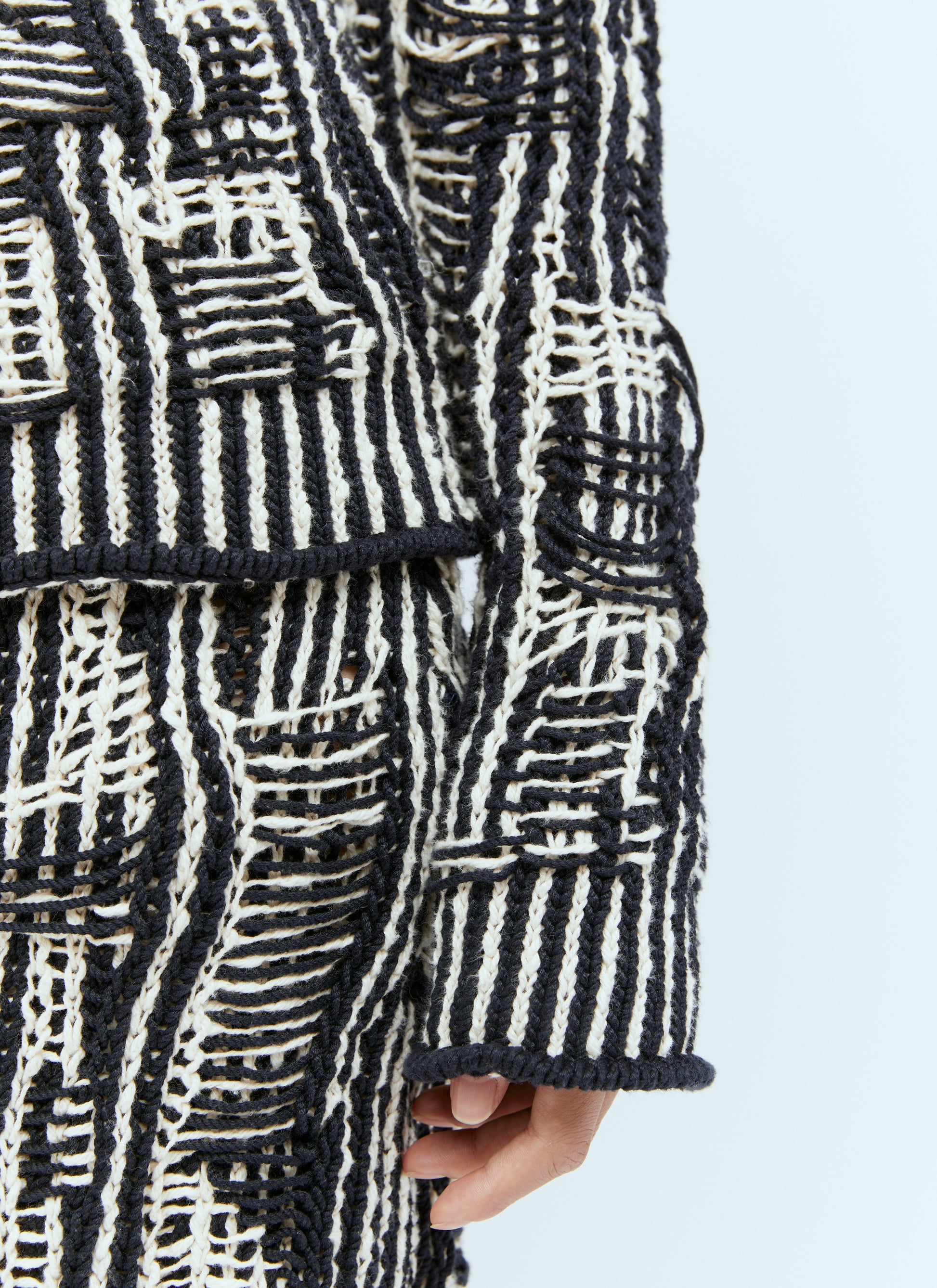 Bottega Veneta Women Intrecciato Cotton Sweater BOTTEGA VENETA