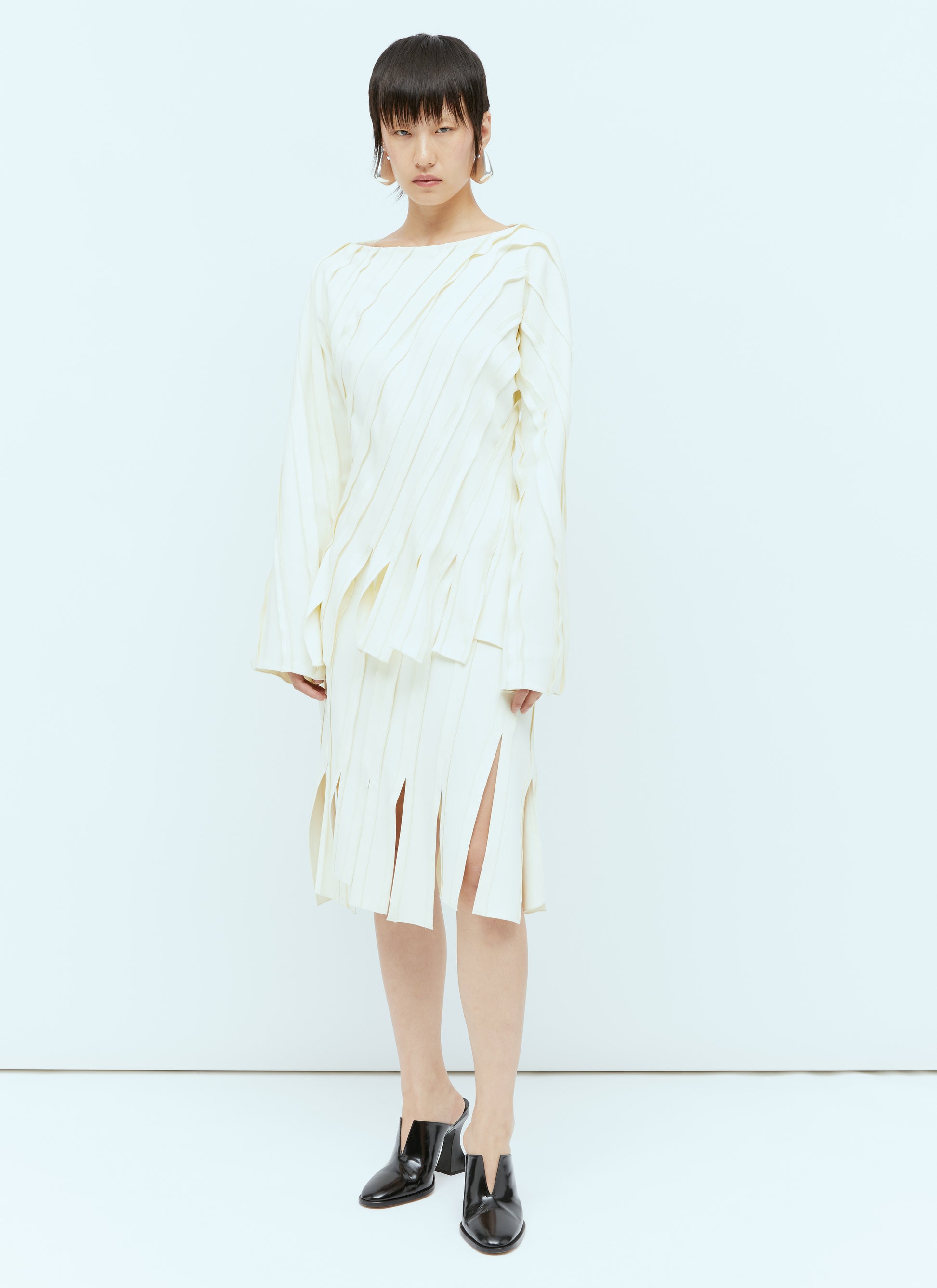 Bottega Veneta Women Fringe Hem Panel Top BOTTEGA VENETA
