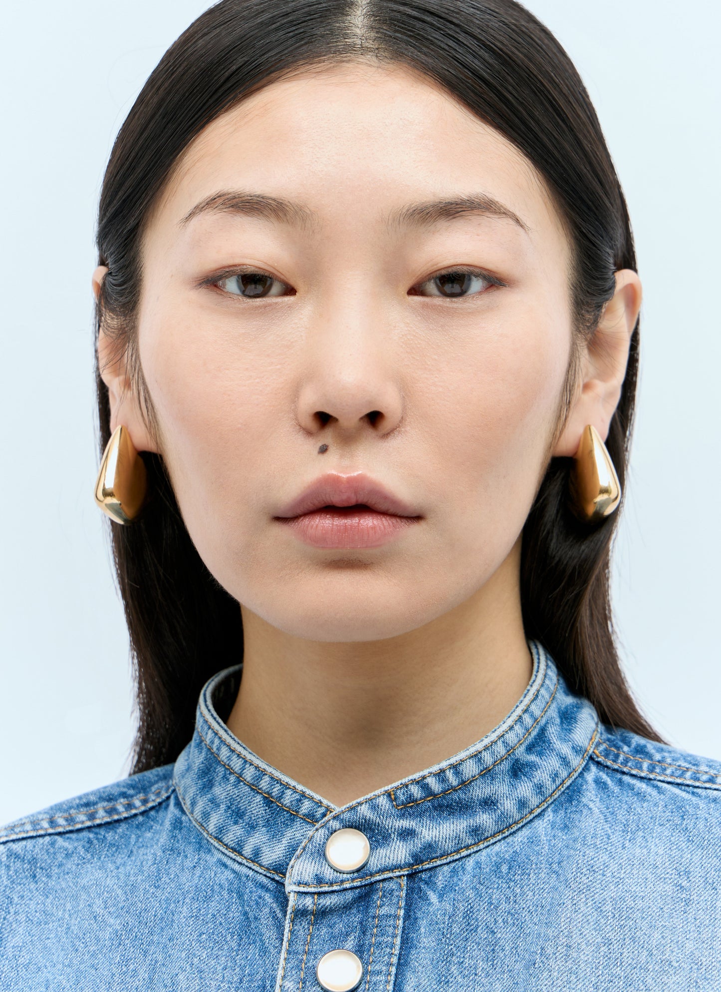 Bottega Veneta Women Small Fin Earrings BOTTEGA VENETA