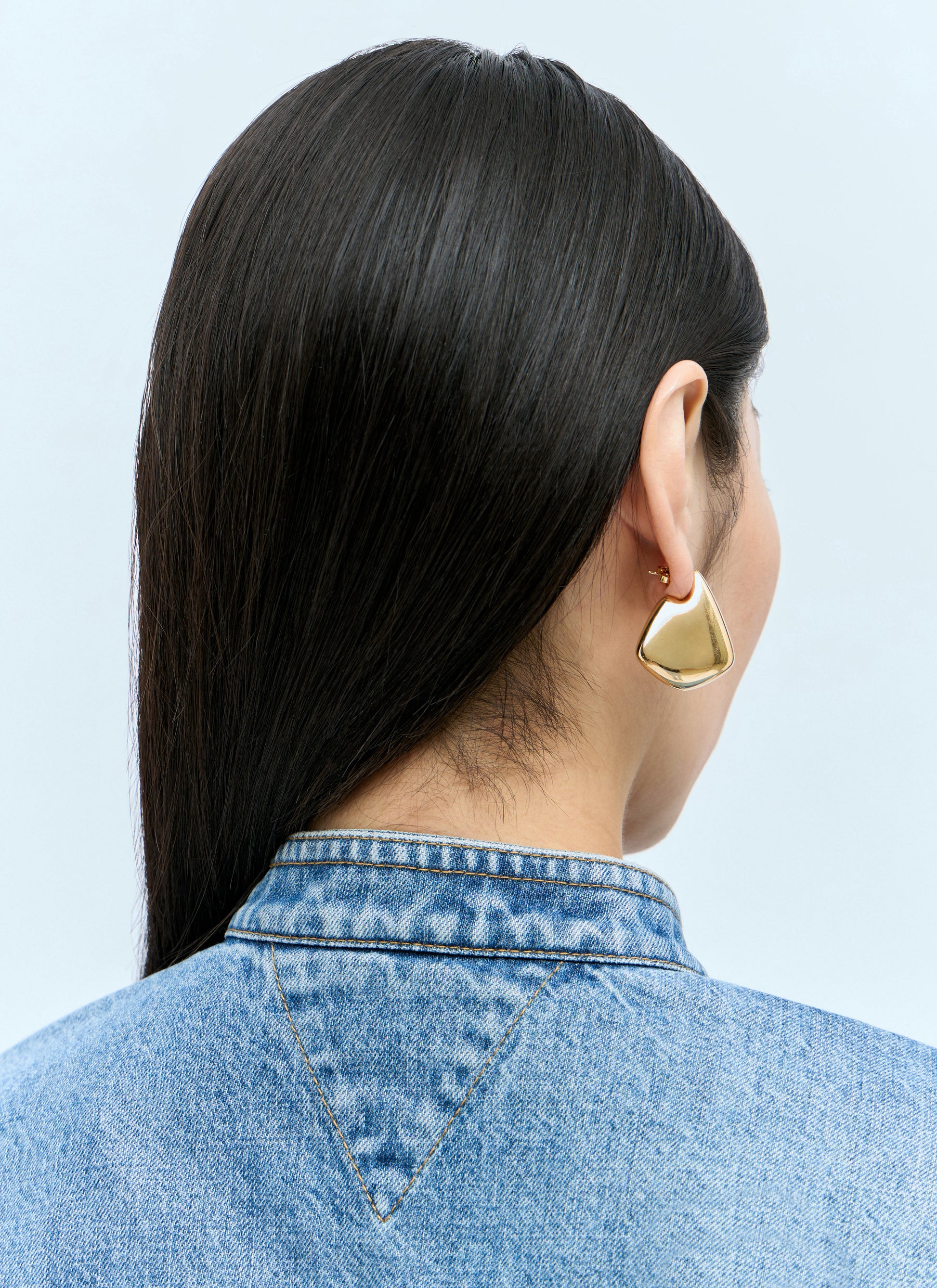 Bottega Veneta Women Small Fin Earrings BOTTEGA VENETA