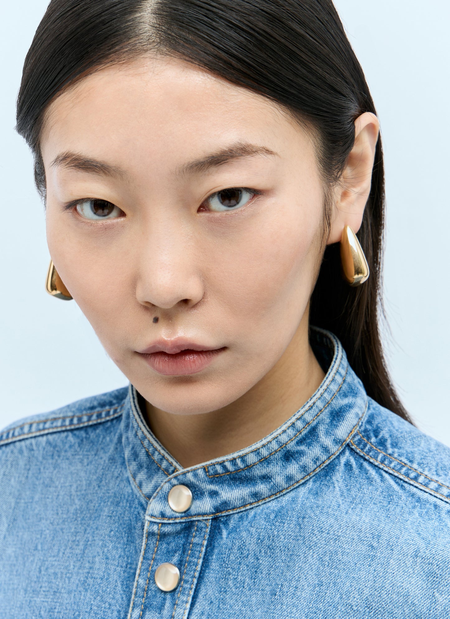 Bottega Veneta Women Small Fin Earrings BOTTEGA VENETA