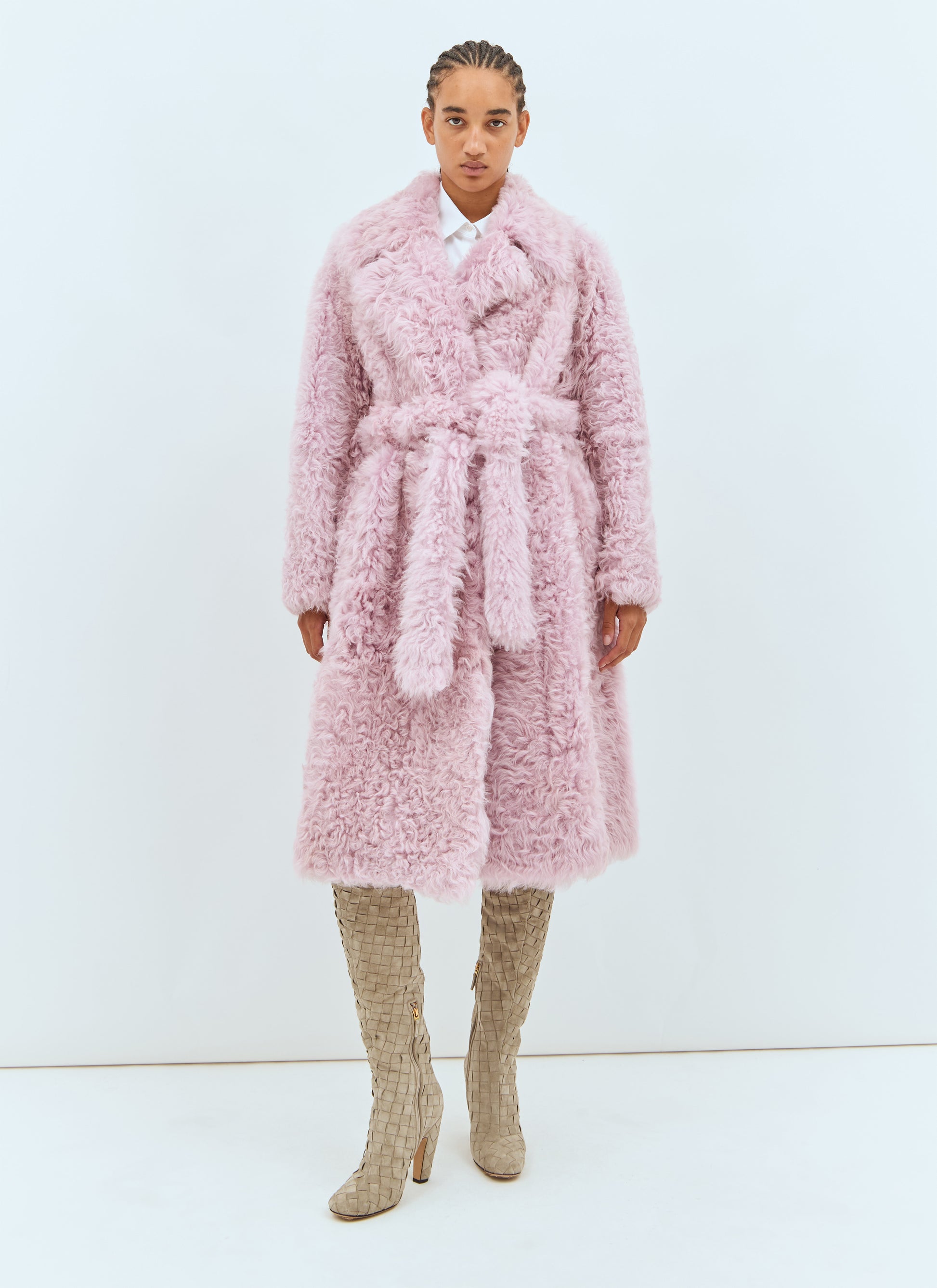 Bottega Veneta Women Shearling Coat BOTTEGA VENETA