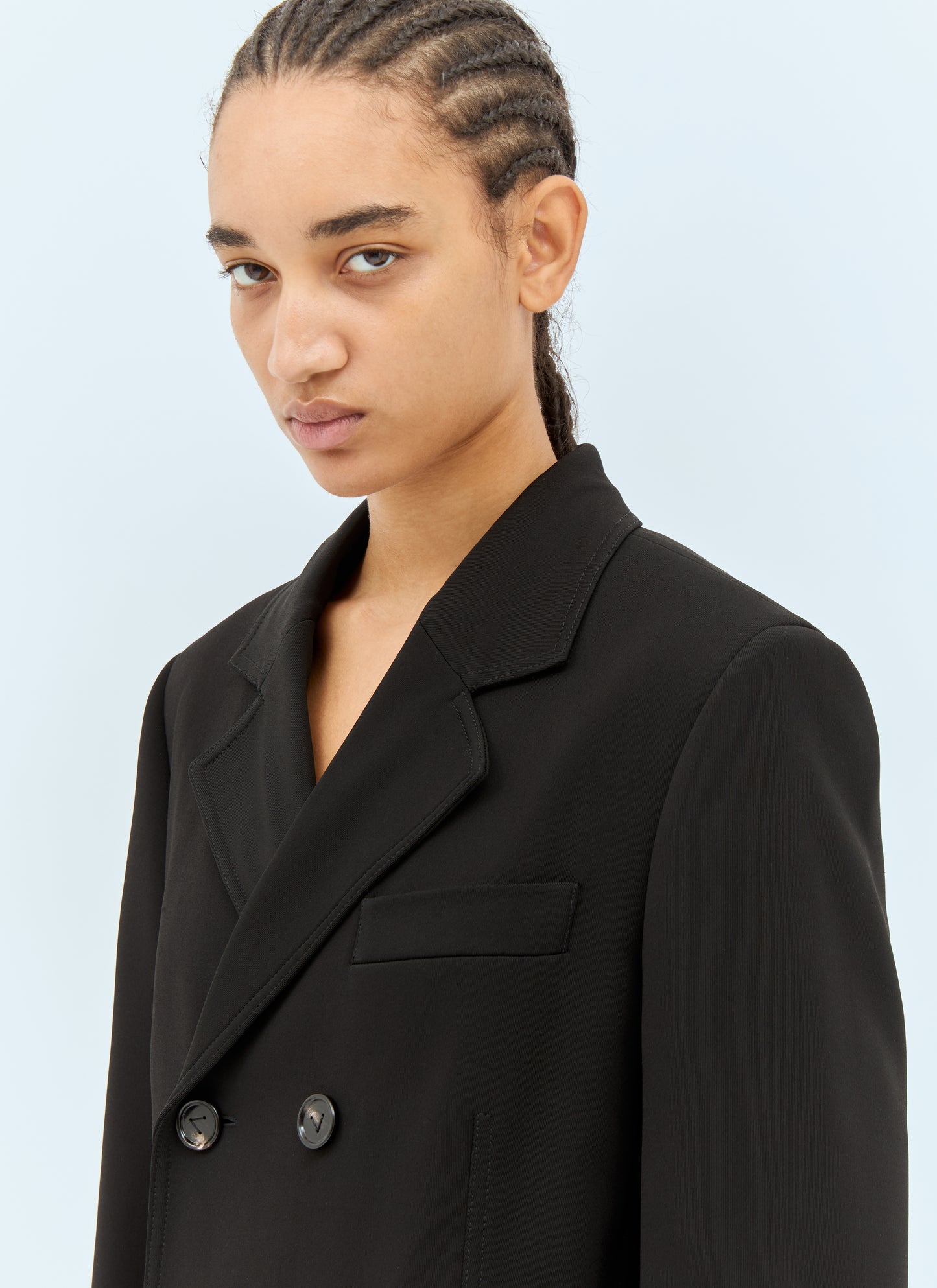 Bottega Veneta Women Matt Fluid Viscose Jersey Coat BOTTEGA VENETA