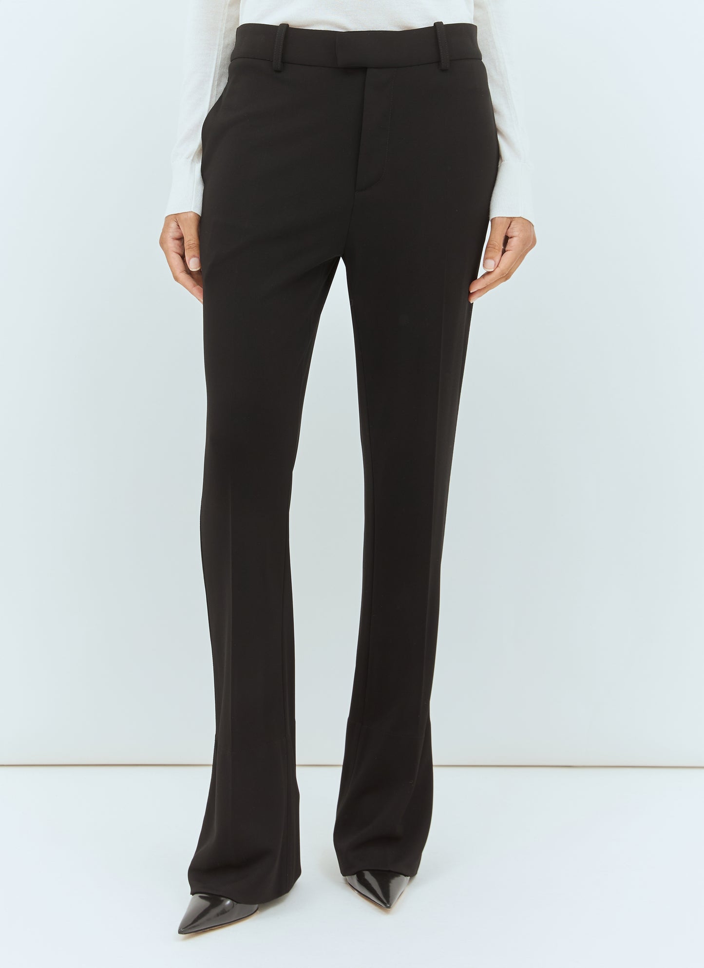 Bottega Veneta Women Matt Flared Pants BOTTEGA VENETA