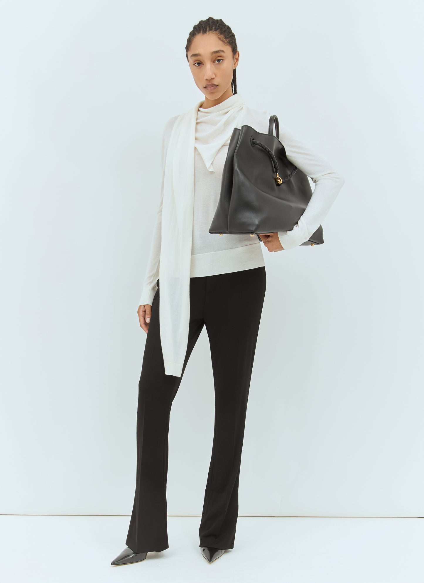 Bottega Veneta Women Matt Flared Pants BOTTEGA VENETA