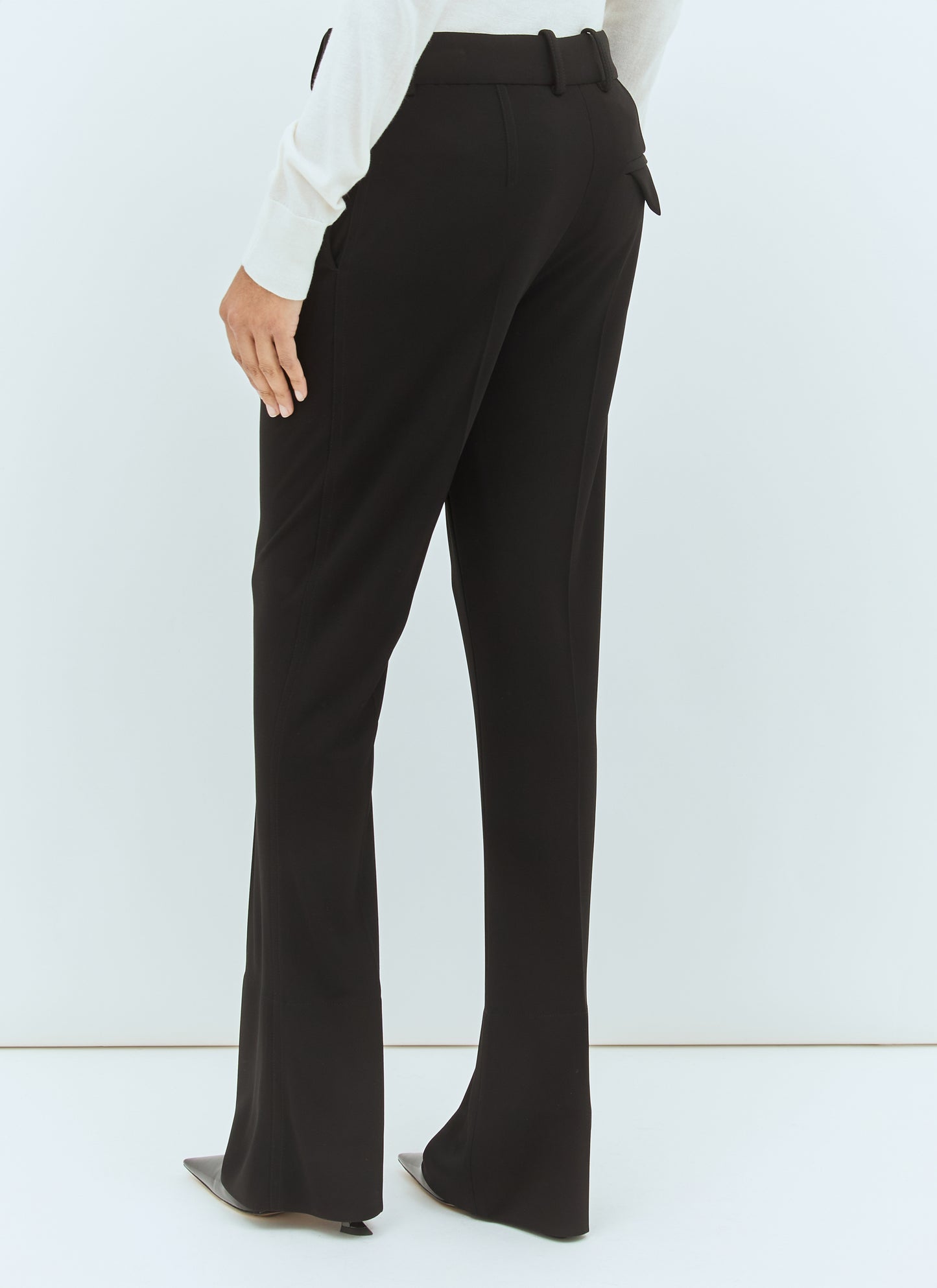 Bottega Veneta Women Matt Flared Pants BOTTEGA VENETA