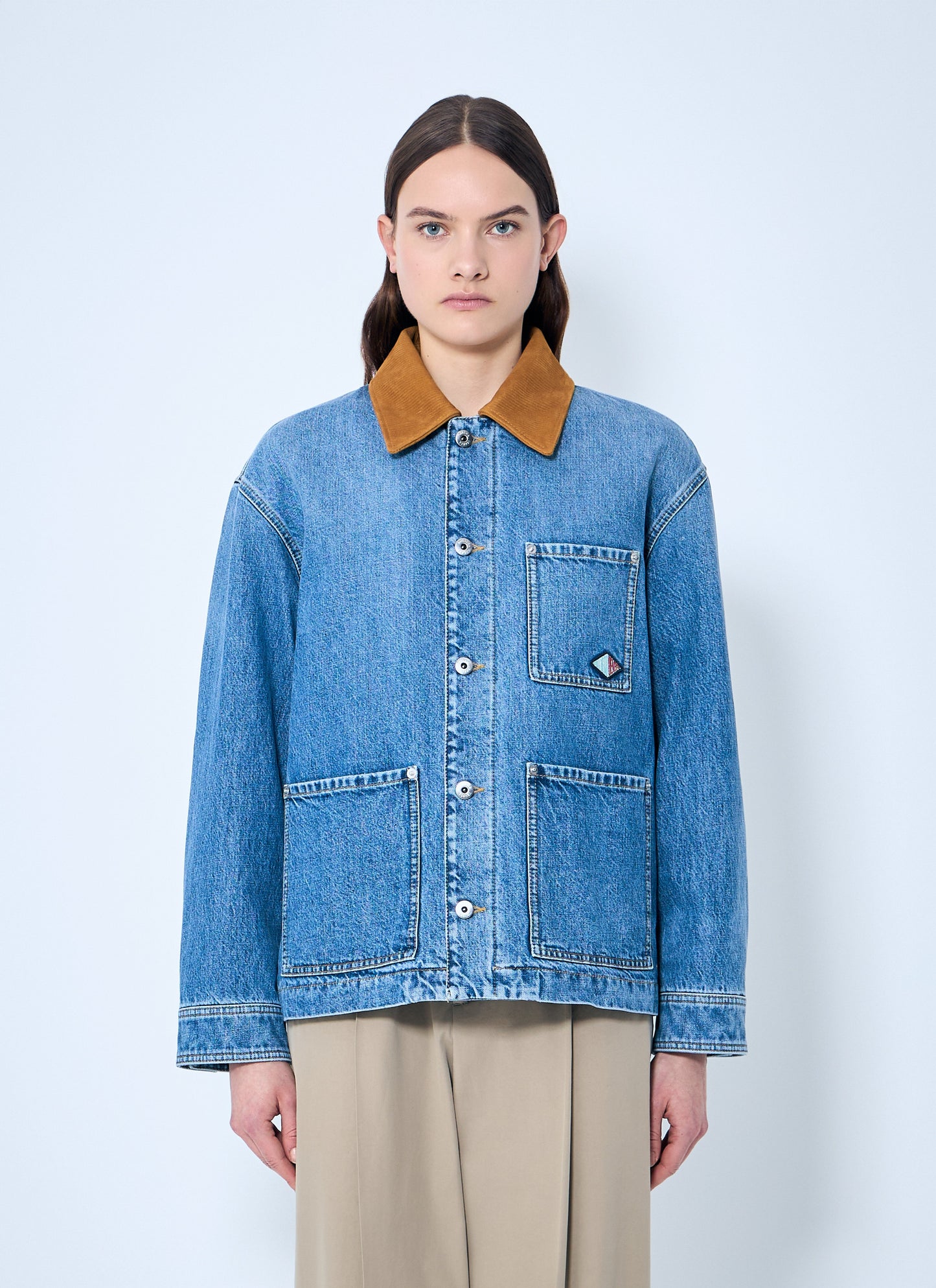Bottega Veneta Women Vintage Indigo Denim Jacket BOTTEGA VENETA