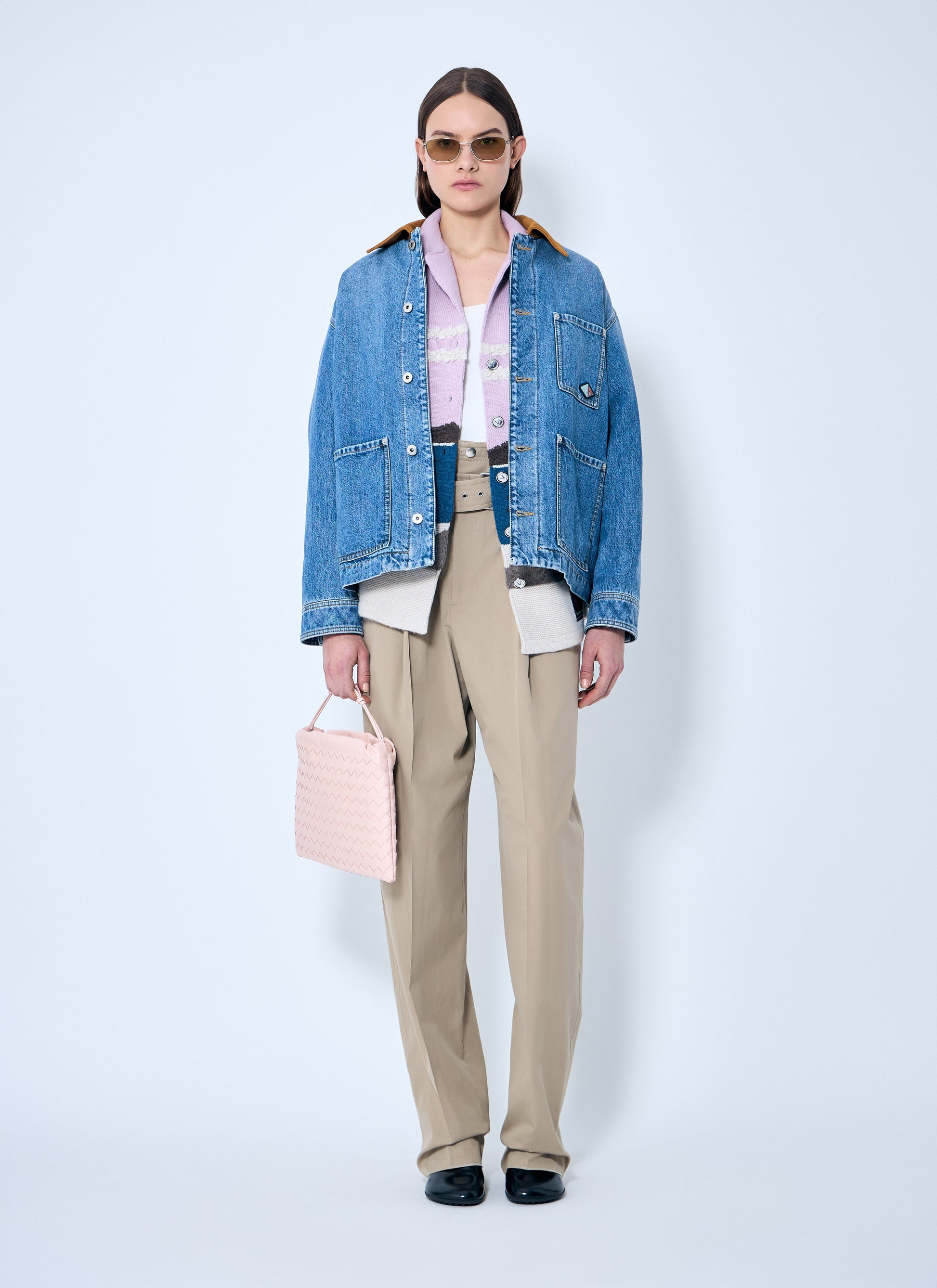 Bottega Veneta Women Vintage Indigo Denim Jacket BOTTEGA VENETA