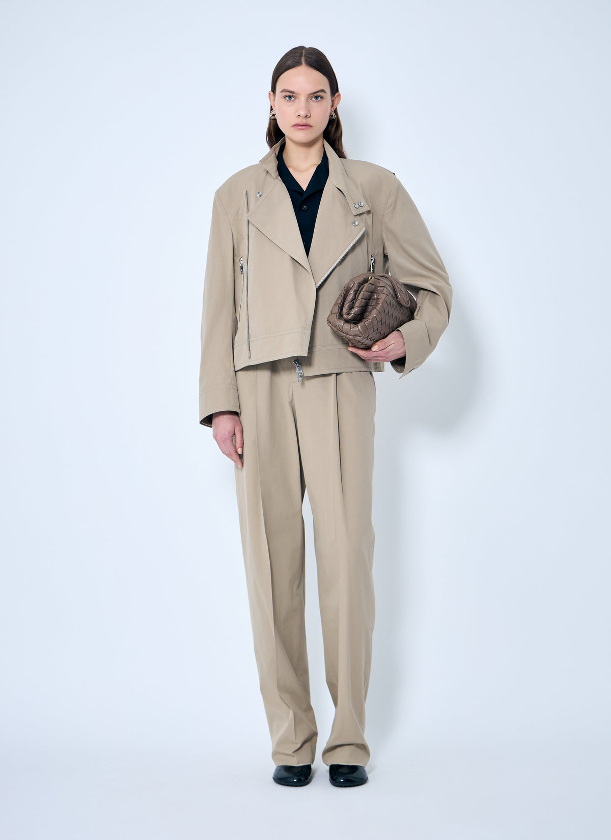 Bottega Veneta Women Compact Cotton Pants BOTTEGA VENETA