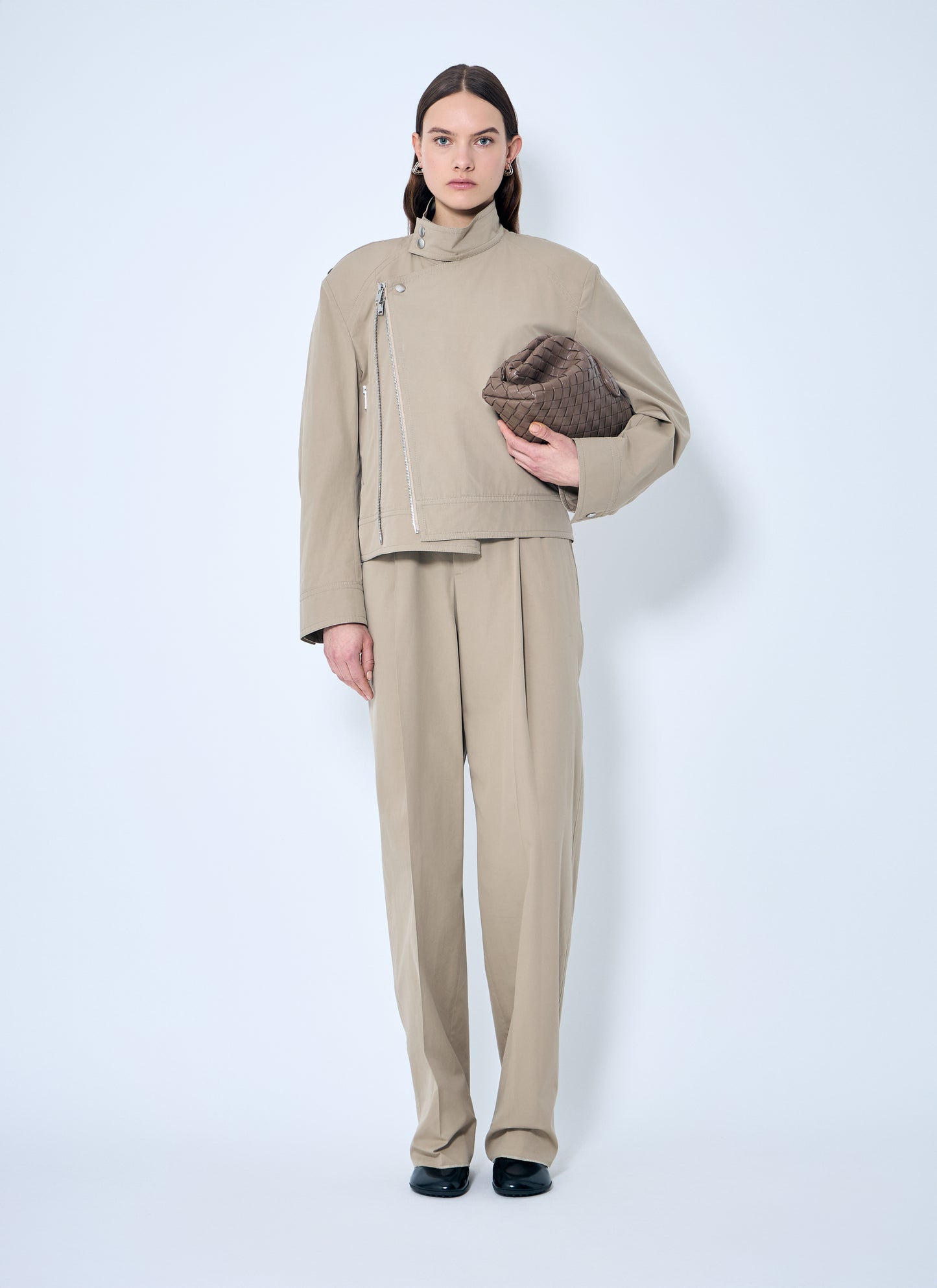 Bottega Veneta Women Compact Cotton Blouson BOTTEGA VENETA