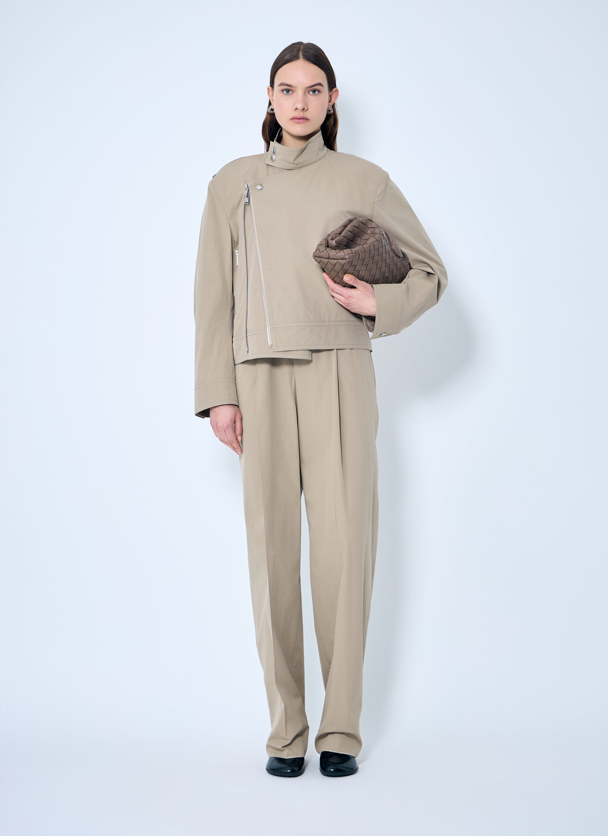 Bottega Veneta Women Compact Cotton Blouson BOTTEGA VENETA