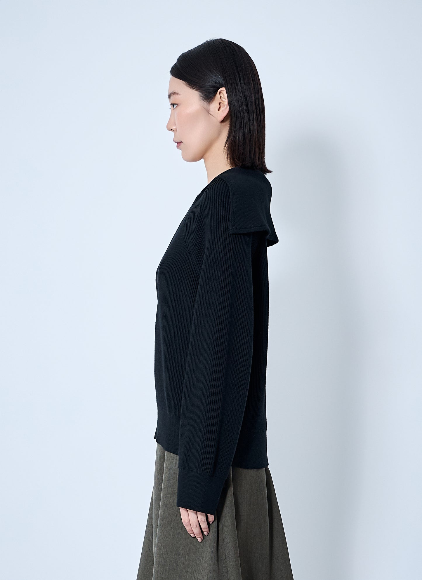 Bottega Veneta Women Ribbed Cotton Sweater BOTTEGA VENETA