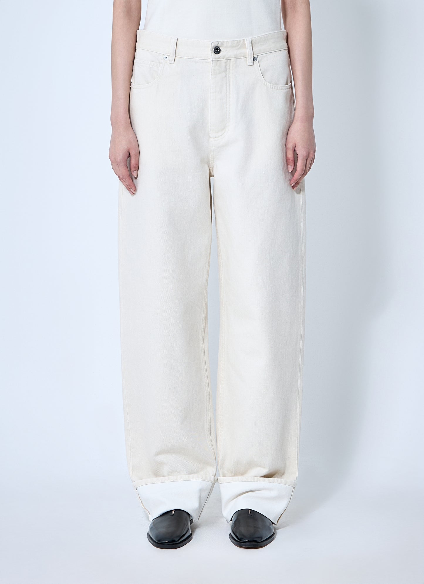 Bottega Veneta Women Jeans With Turned-Up Cuffs BOTTEGA VENETA