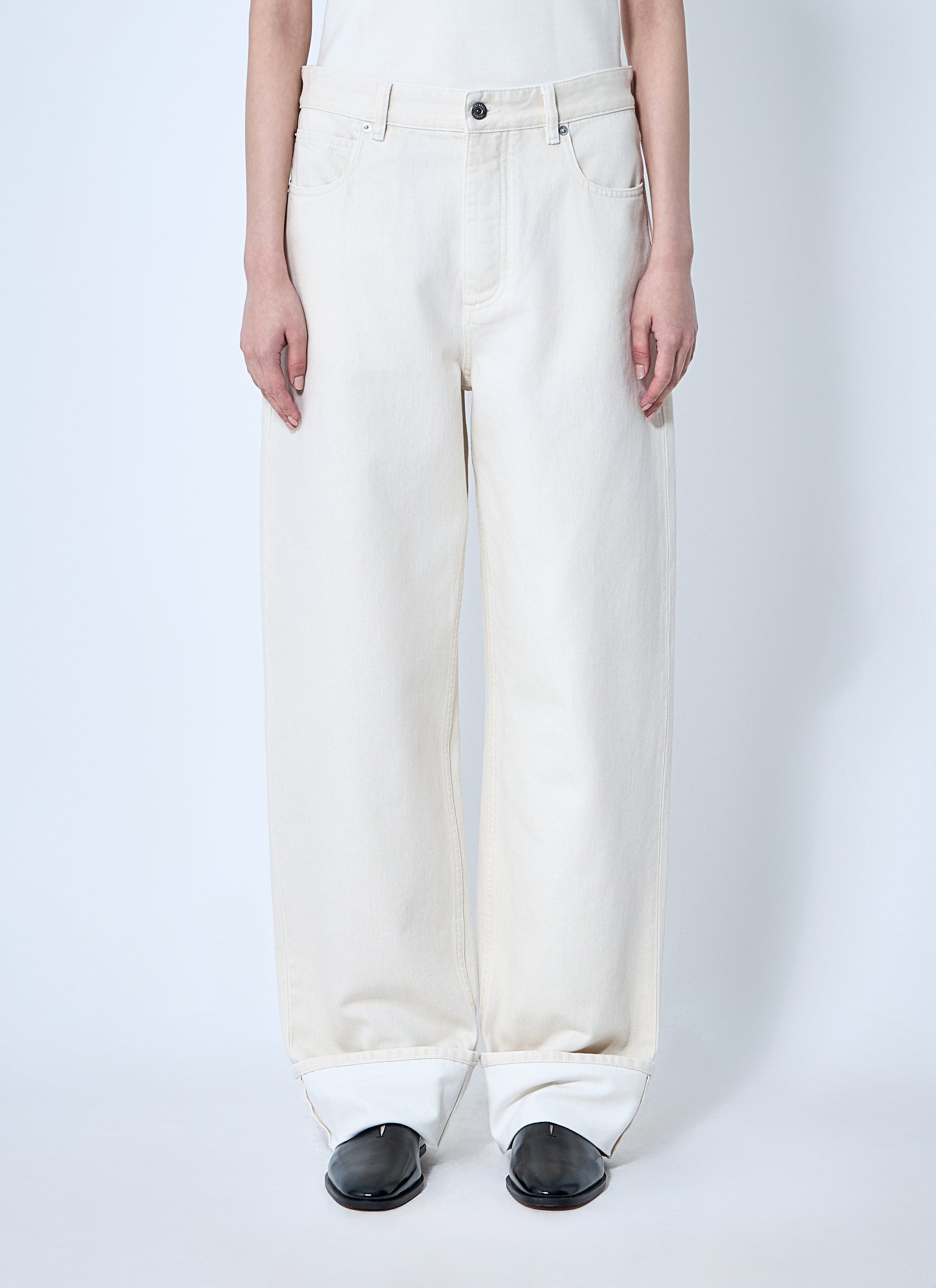 Bottega Veneta Women Jeans With Turned-Up Cuffs BOTTEGA VENETA