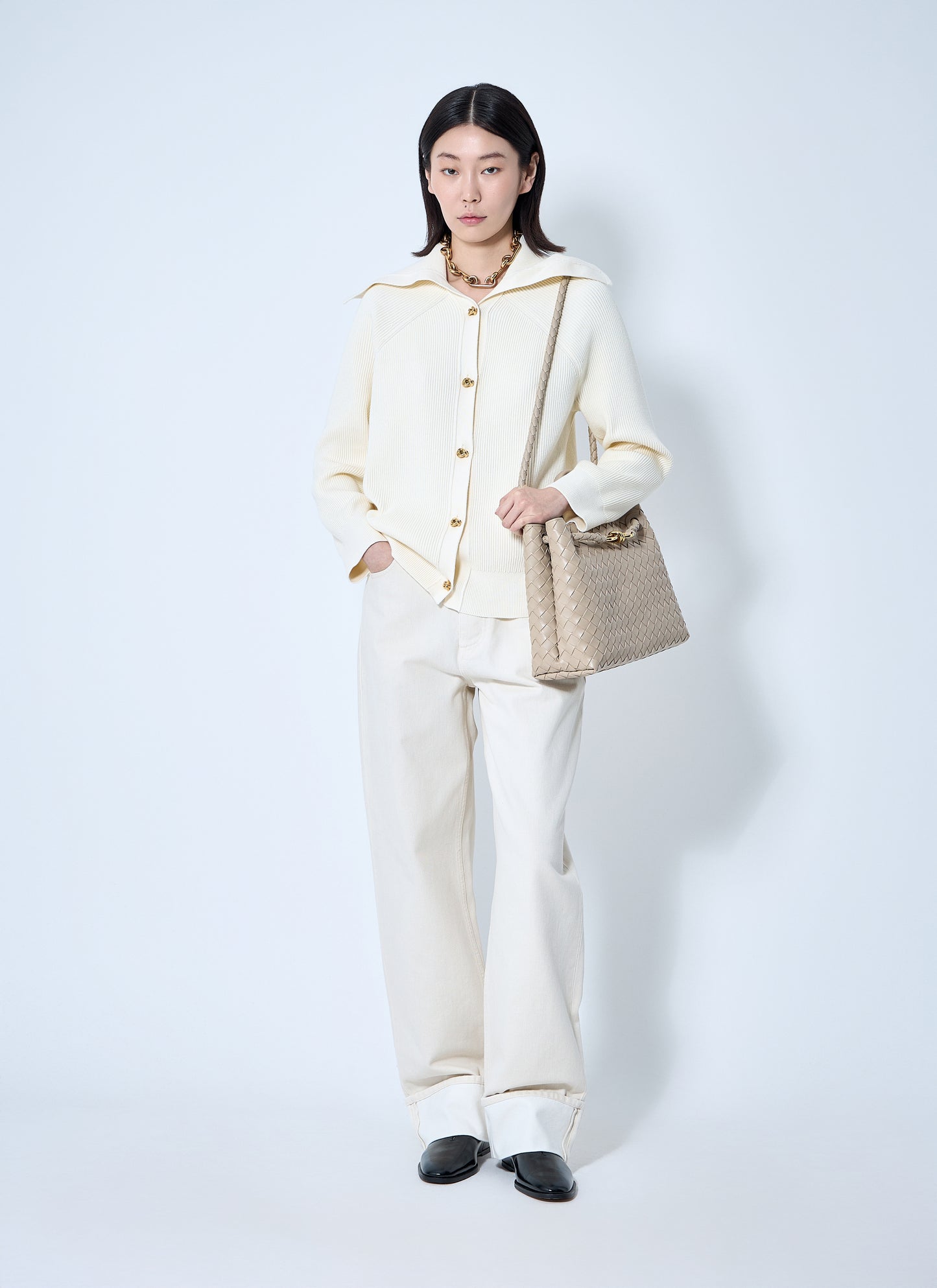 Bottega Veneta Women Jeans With Turned-Up Cuffs BOTTEGA VENETA