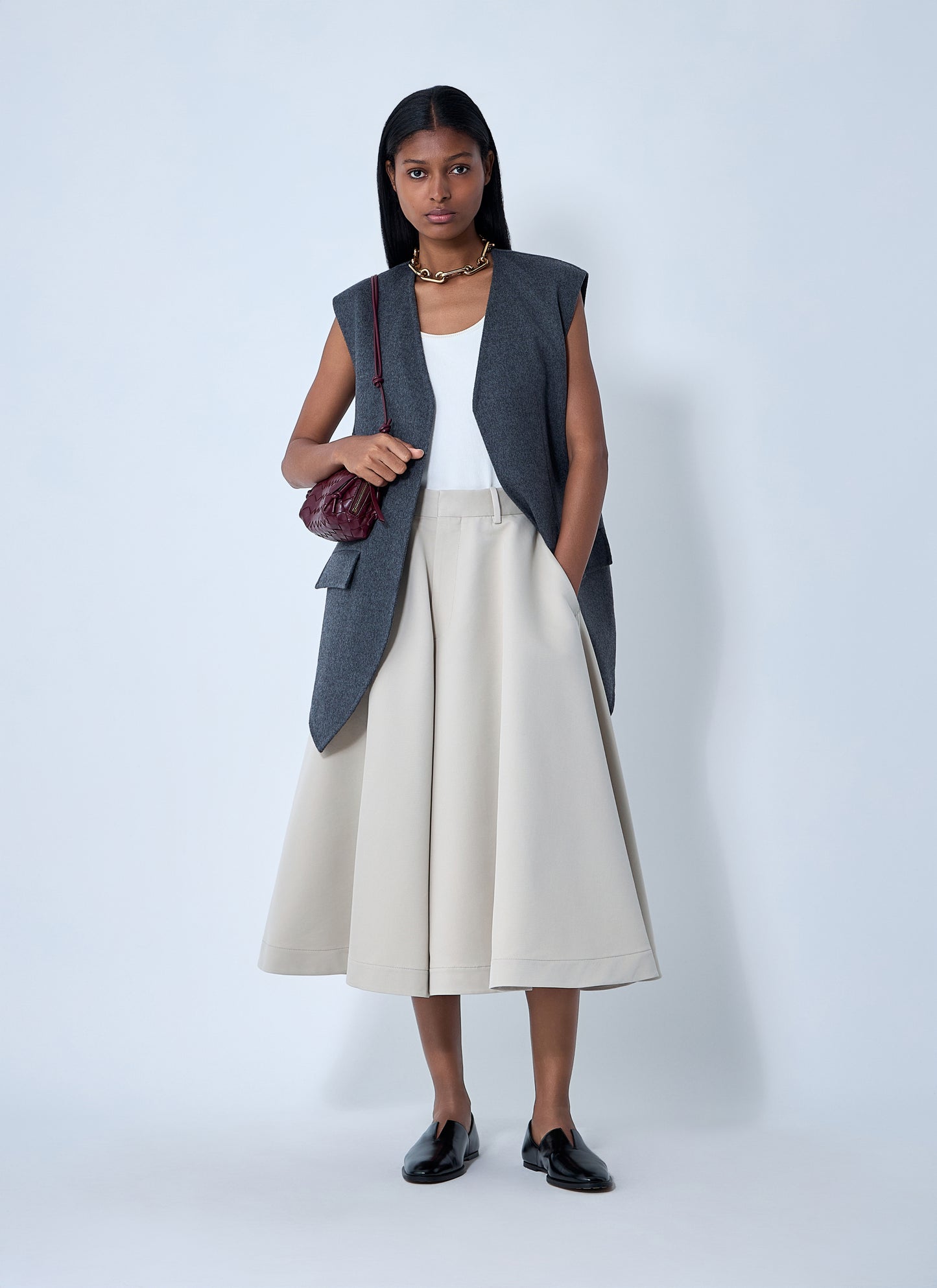 Bottega Veneta Women Silk-And-Cotton-Twill Culotte BOTTEGA VENETA