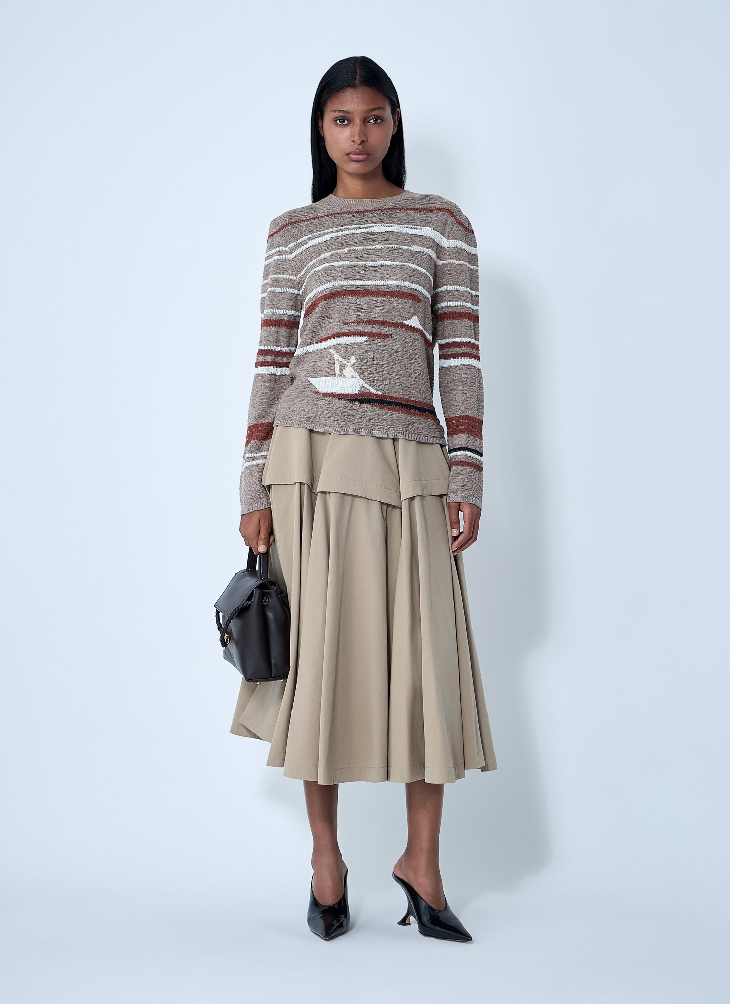 Bottega Veneta Women Linen-And-Cotton Sweater BOTTEGA VENETA