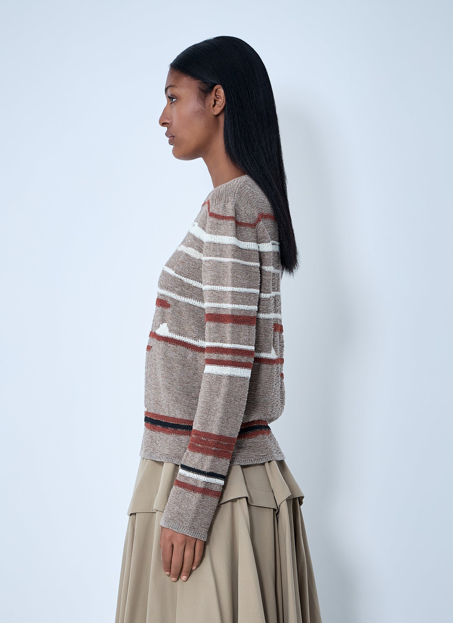 Bottega Veneta Women Linen-And-Cotton Sweater BOTTEGA VENETA