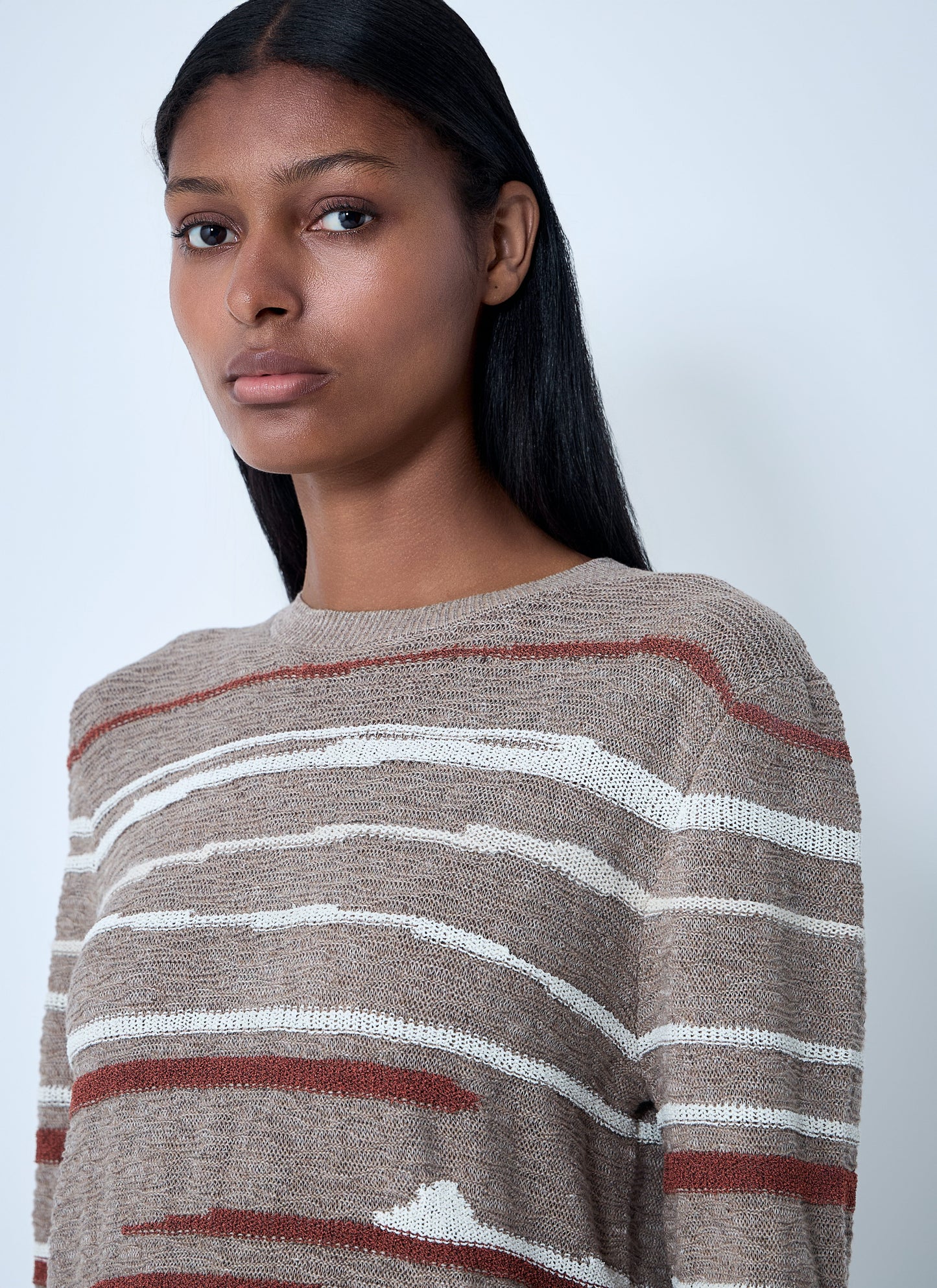 Bottega Veneta Women Linen-And-Cotton Sweater BOTTEGA VENETA