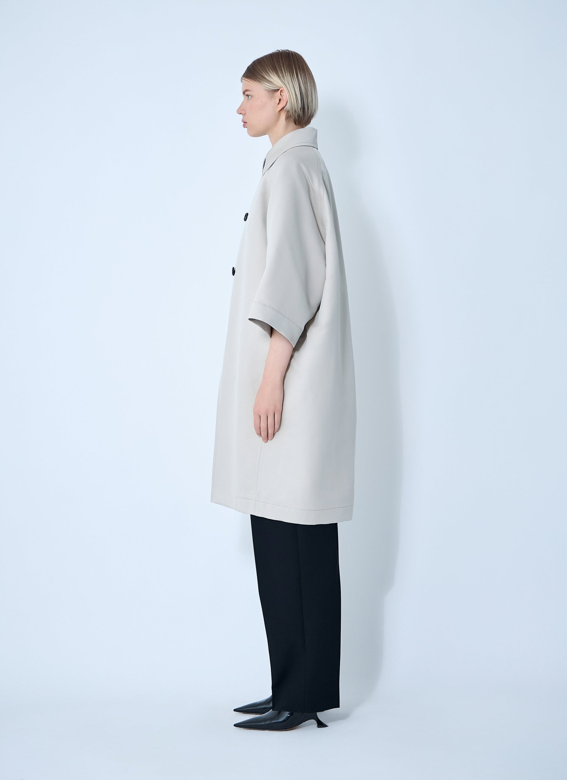 Bottega Veneta Women Silk-And-Cotton-Blend Coat BOTTEGA VENETA