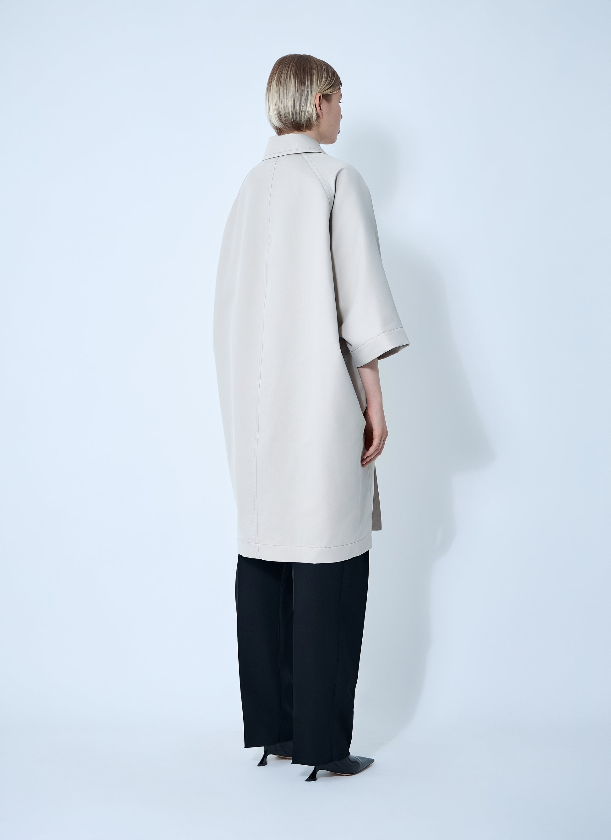Bottega Veneta Women Silk-And-Cotton-Blend Coat BOTTEGA VENETA