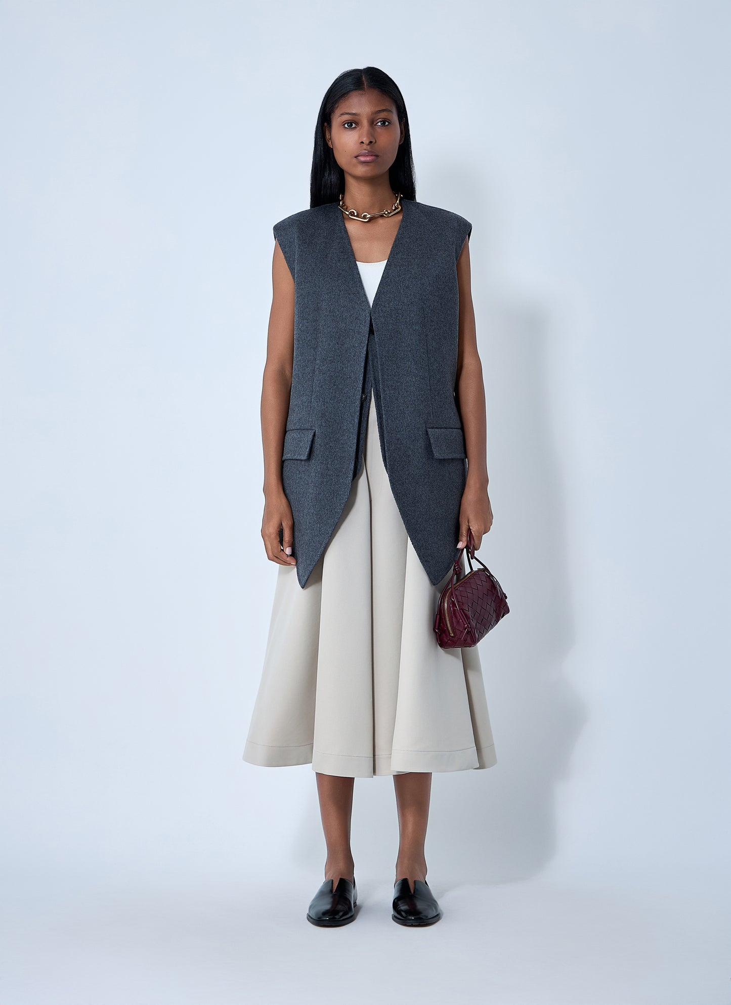 Bottega Veneta Women Double Face Wool Vest BOTTEGA VENETA