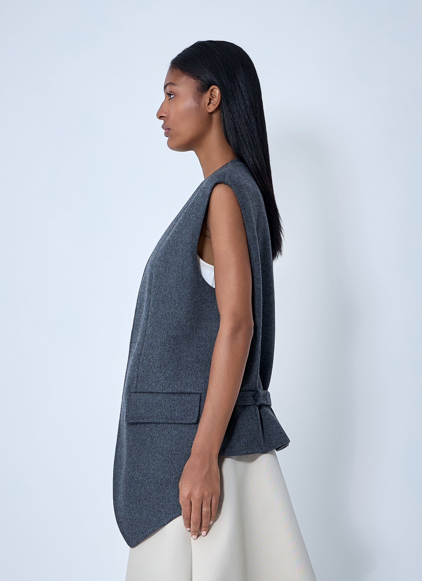 Bottega Veneta Women Double Face Wool Vest BOTTEGA VENETA