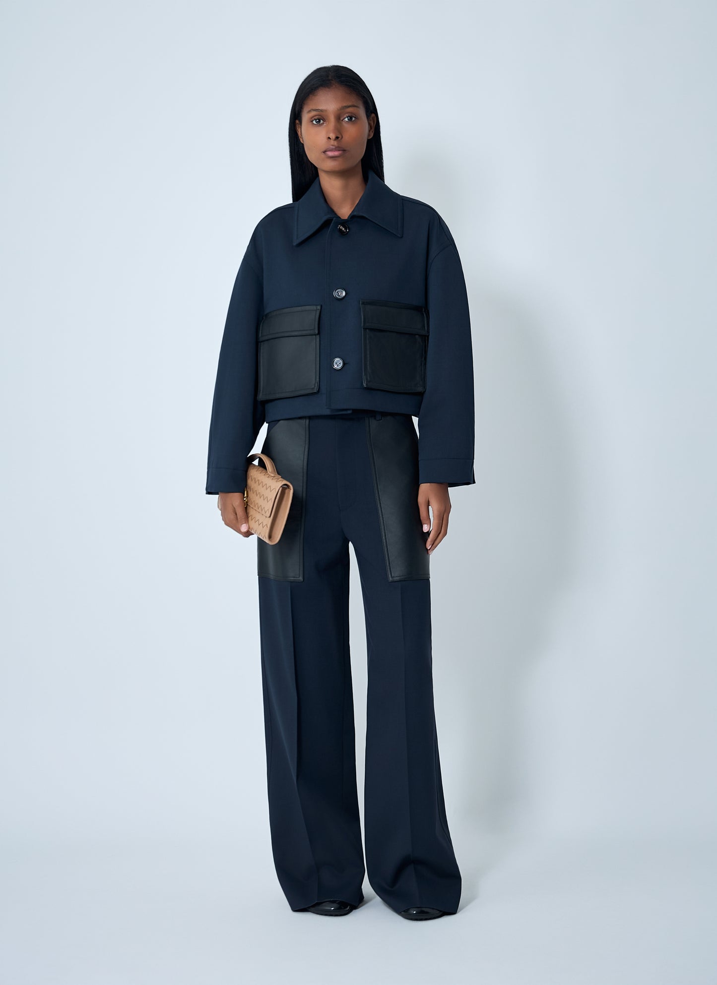 Bottega Veneta Women Compact Wool And Cotton Twill Jacket BOTTEGA VENETA