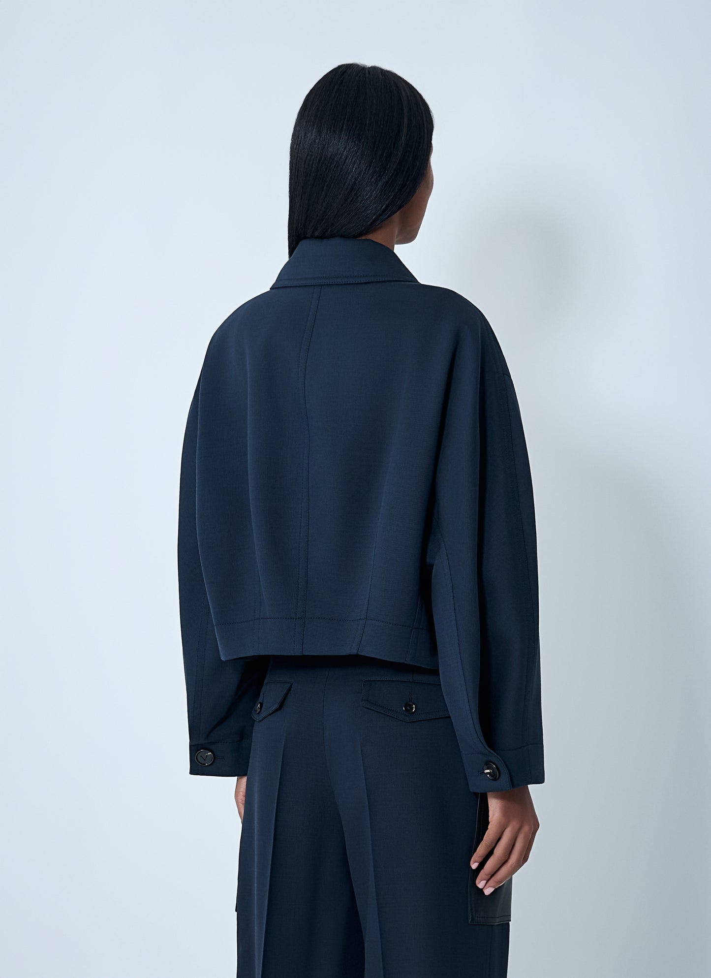 Bottega Veneta Women Compact Wool And Cotton Twill Jacket BOTTEGA VENETA