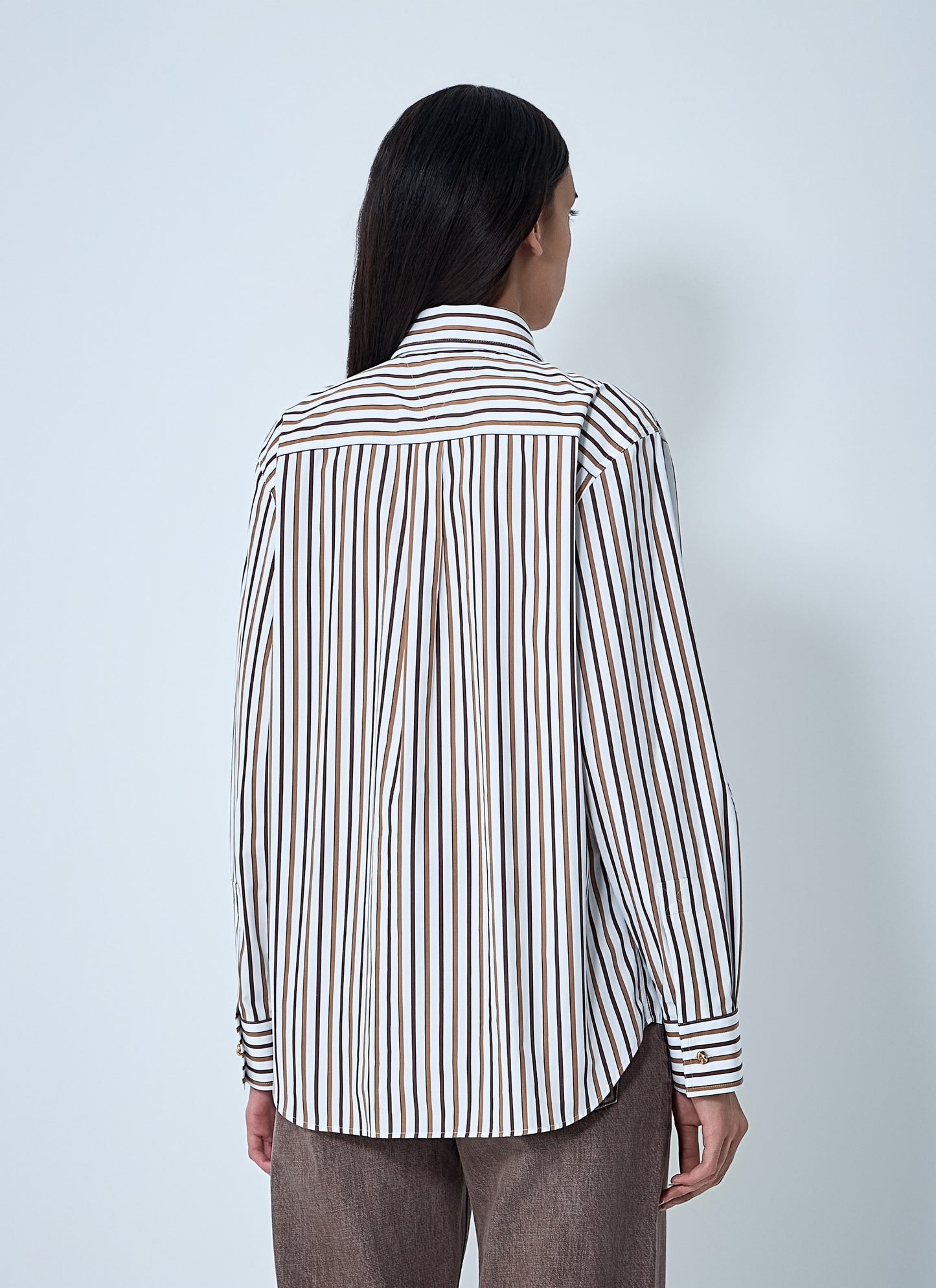 Bottega Veneta Women Stripe Button-Down Shirt BOTTEGA VENETA