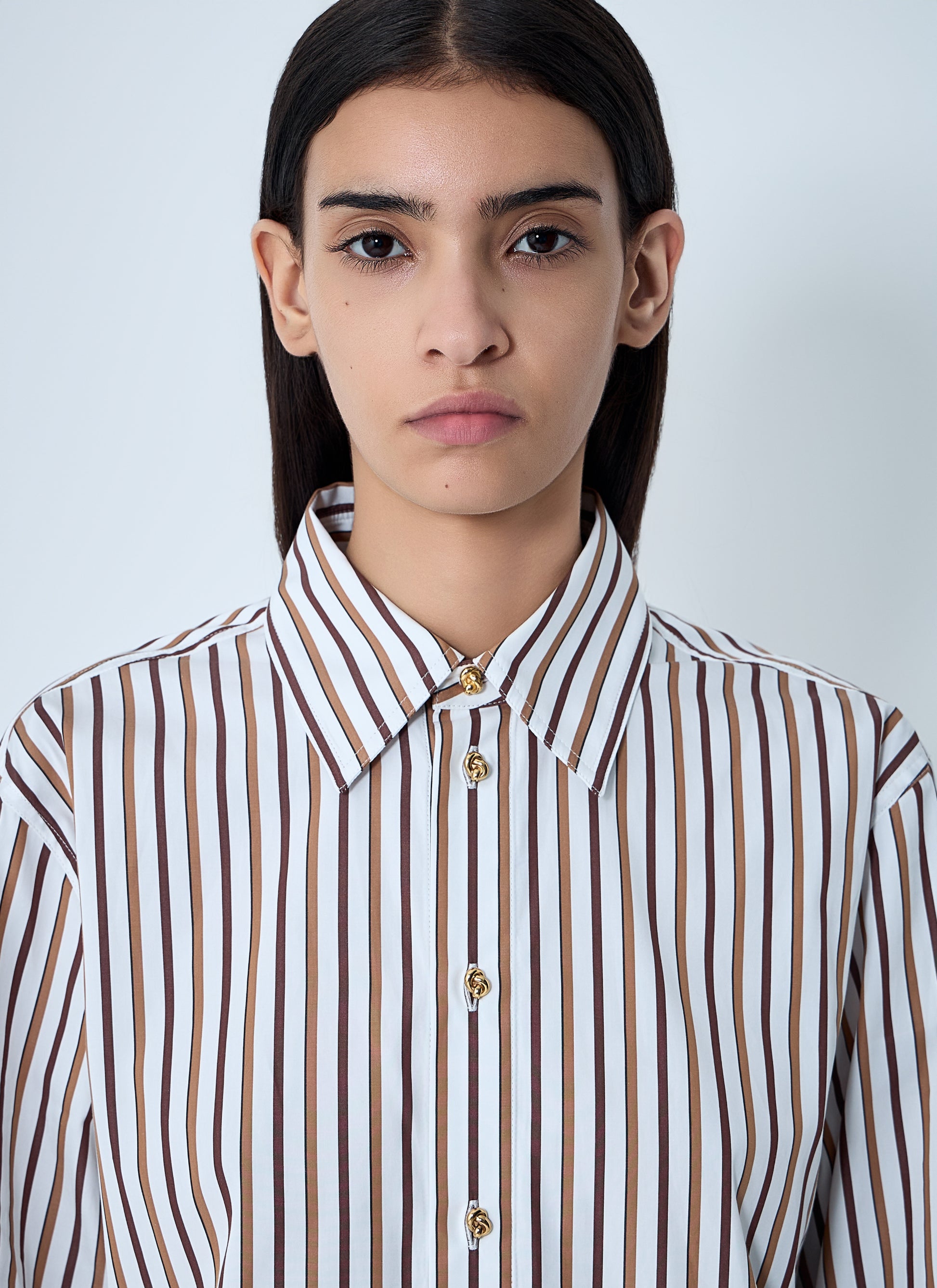 Bottega Veneta Women Stripe Button-Down Shirt BOTTEGA VENETA