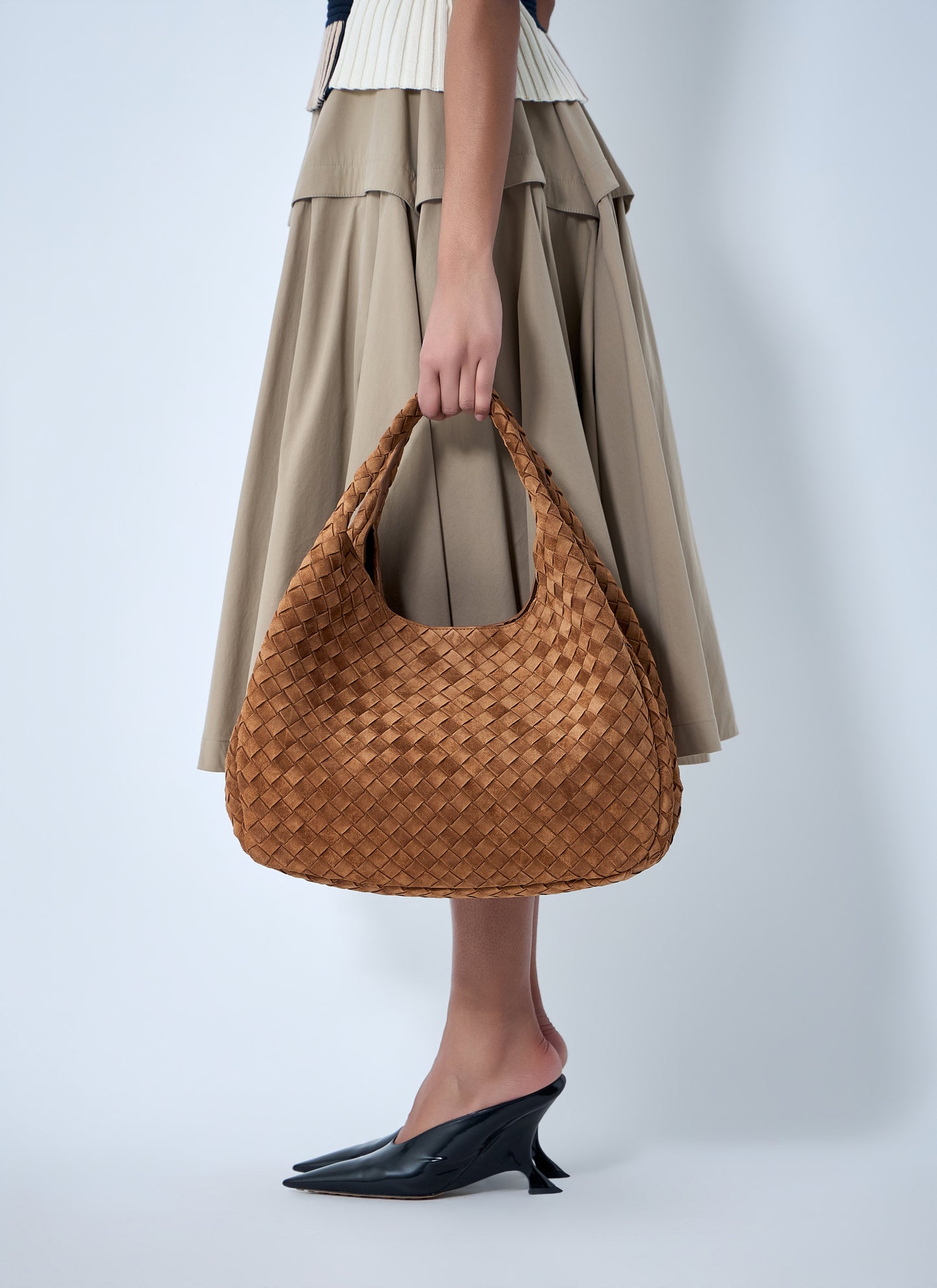 Bottega Veneta Women Campana Large Shoulder Bag BOTTEGA VENETA