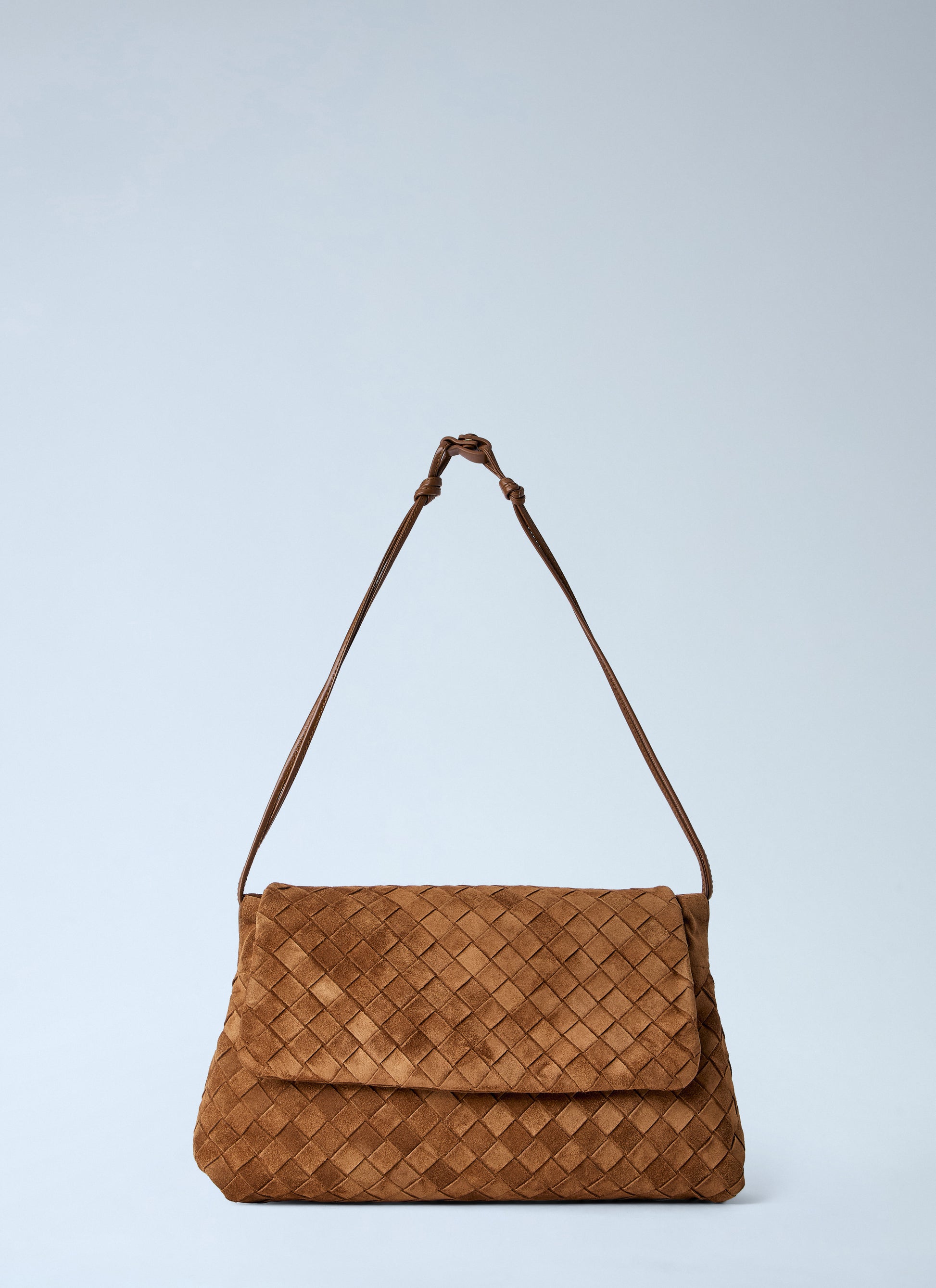 Bottega Veneta Women Giorno Suede Shoulder Bag BOTTEGA VENETA