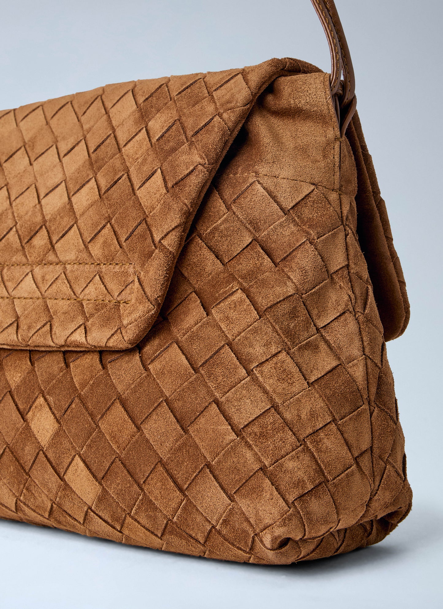 Bottega Veneta Women Giorno Suede Shoulder Bag BOTTEGA VENETA