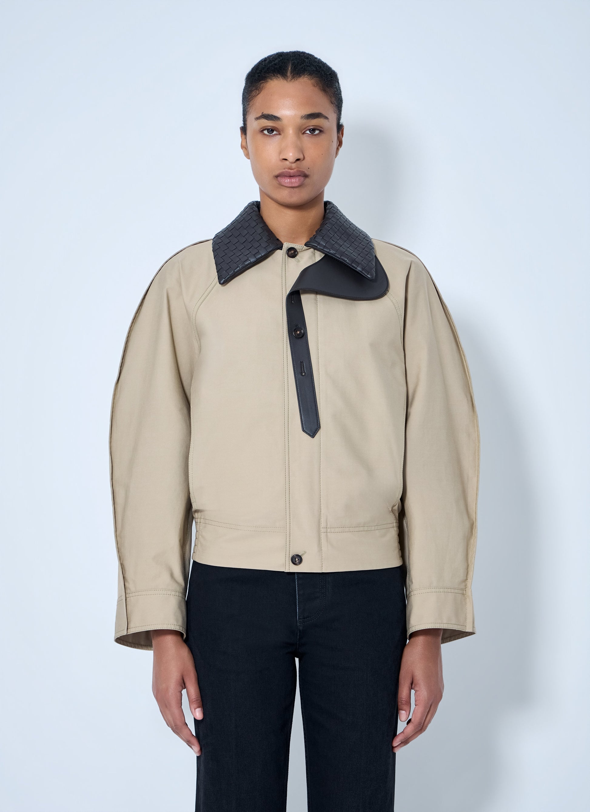 Bottega Veneta Women Quilted Collar Jacket BOTTEGA VENETA